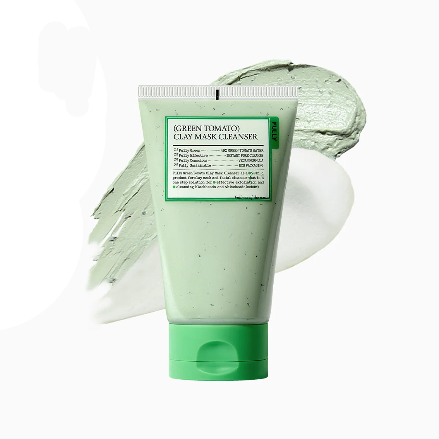 Fully Green Tomato Clay Mask Cleanser 120ml
