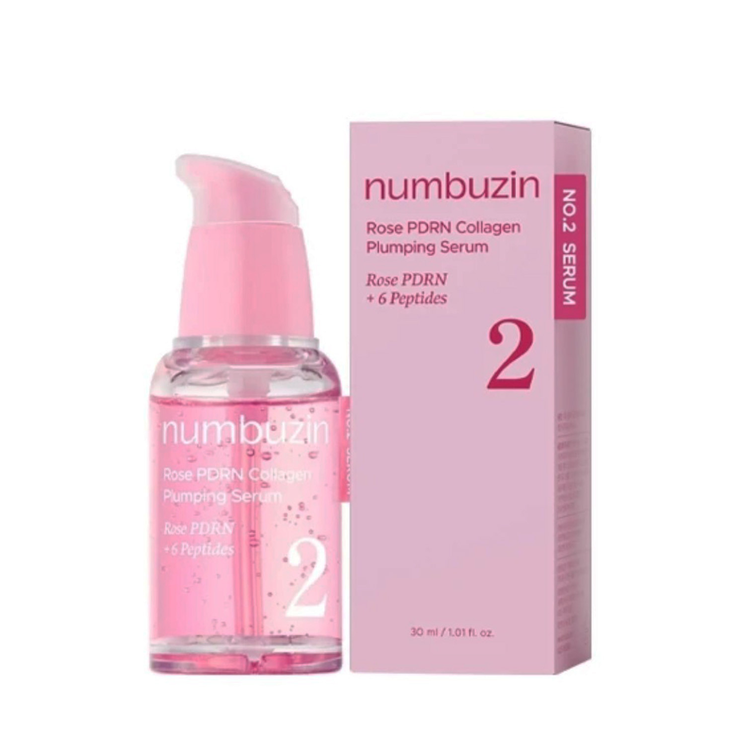 Numbuzin No.2 Rose PDRN Collagen Plumping Serum 30ml