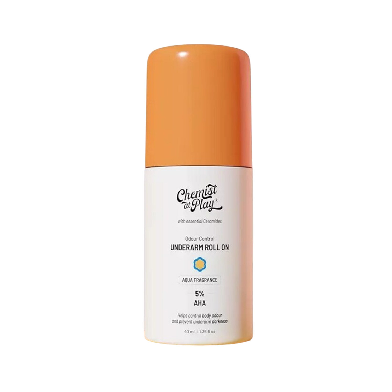 Innovist Chemist at Play 5% AHA Aqua Fragrance Odour Control Underarm Roll On 40ml