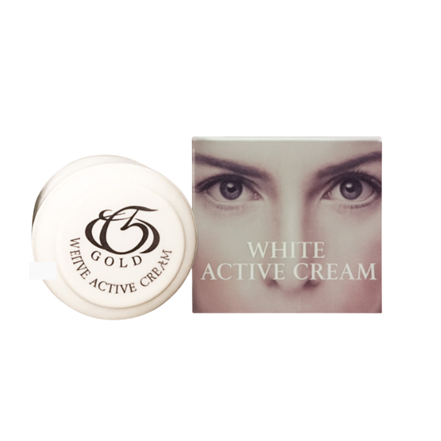 Gold White Active Cream 20mg