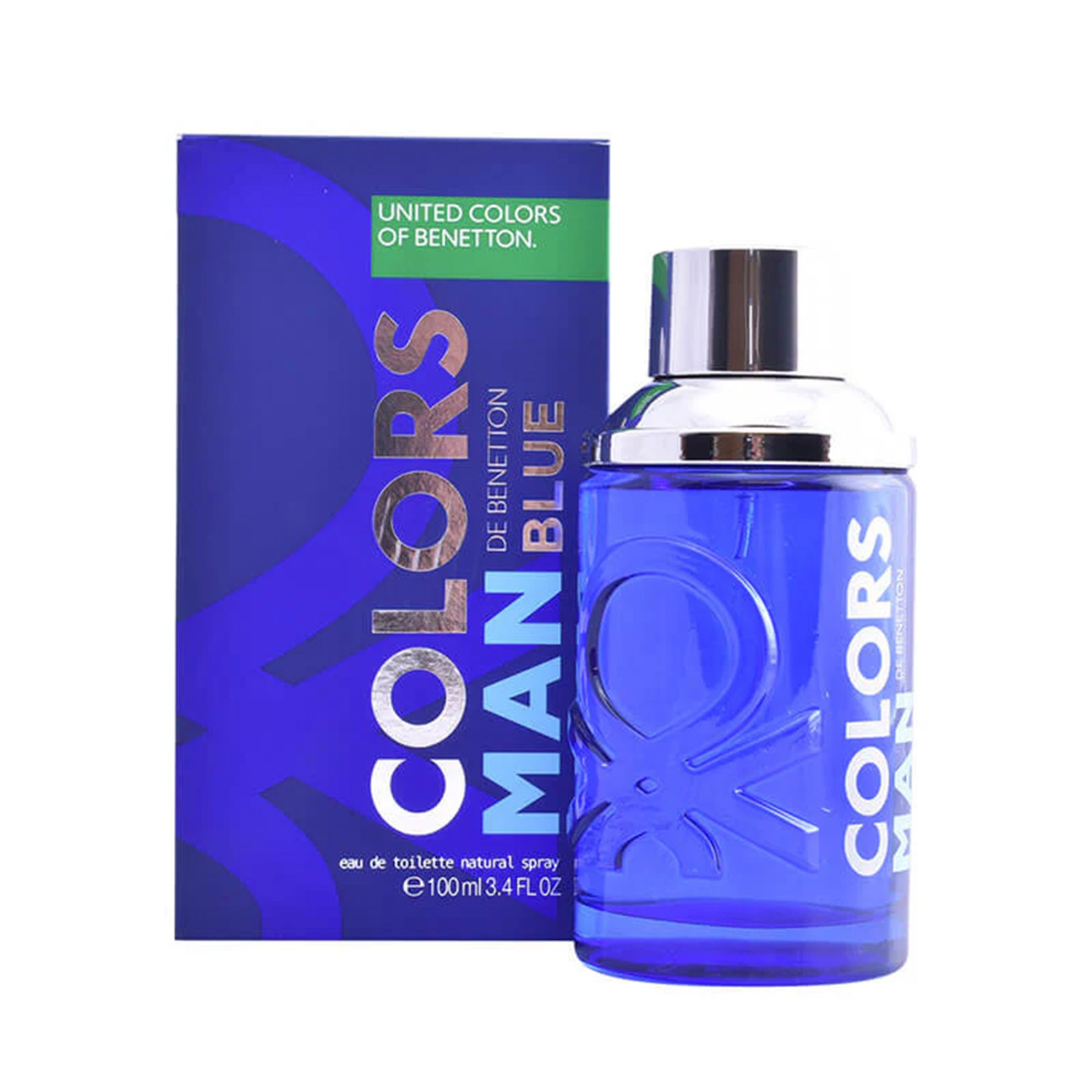 Benetton Colors Blue for Man Eau De Toilette 100ml