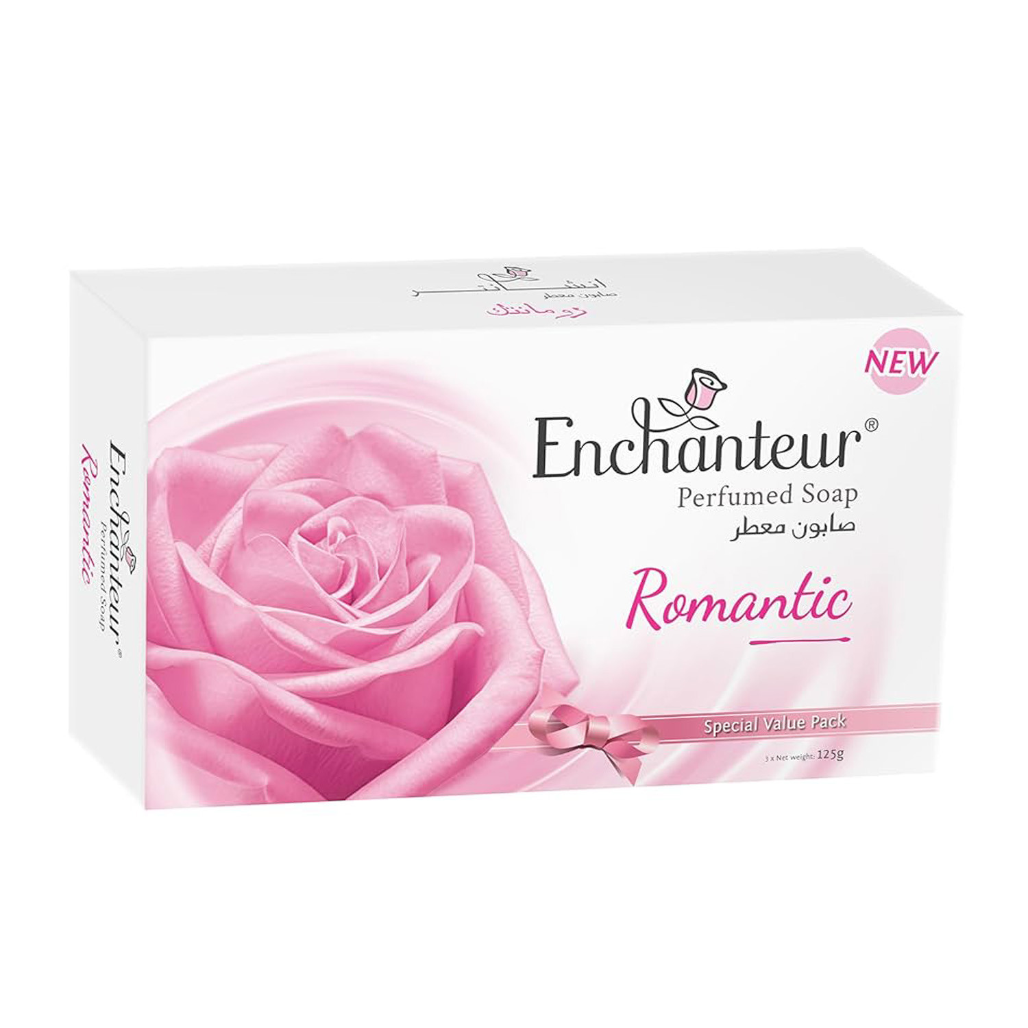 Enchanteur Romantic Perfumed Soap Special Value Pack 3 x 125g