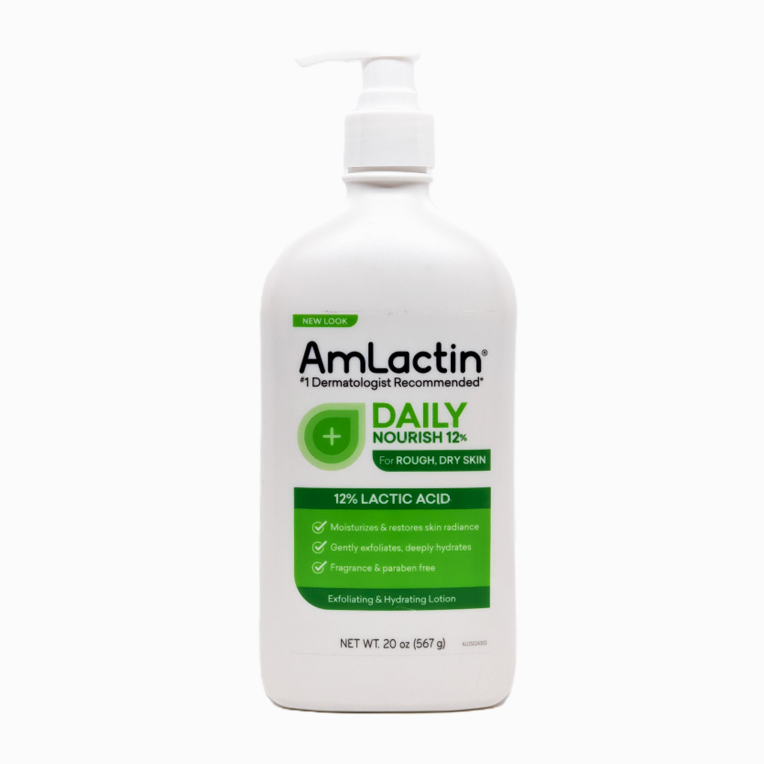 AmLactin Daily Nourish 12% Lactic Acid Exfoliating & Hydrating Lotion 567g