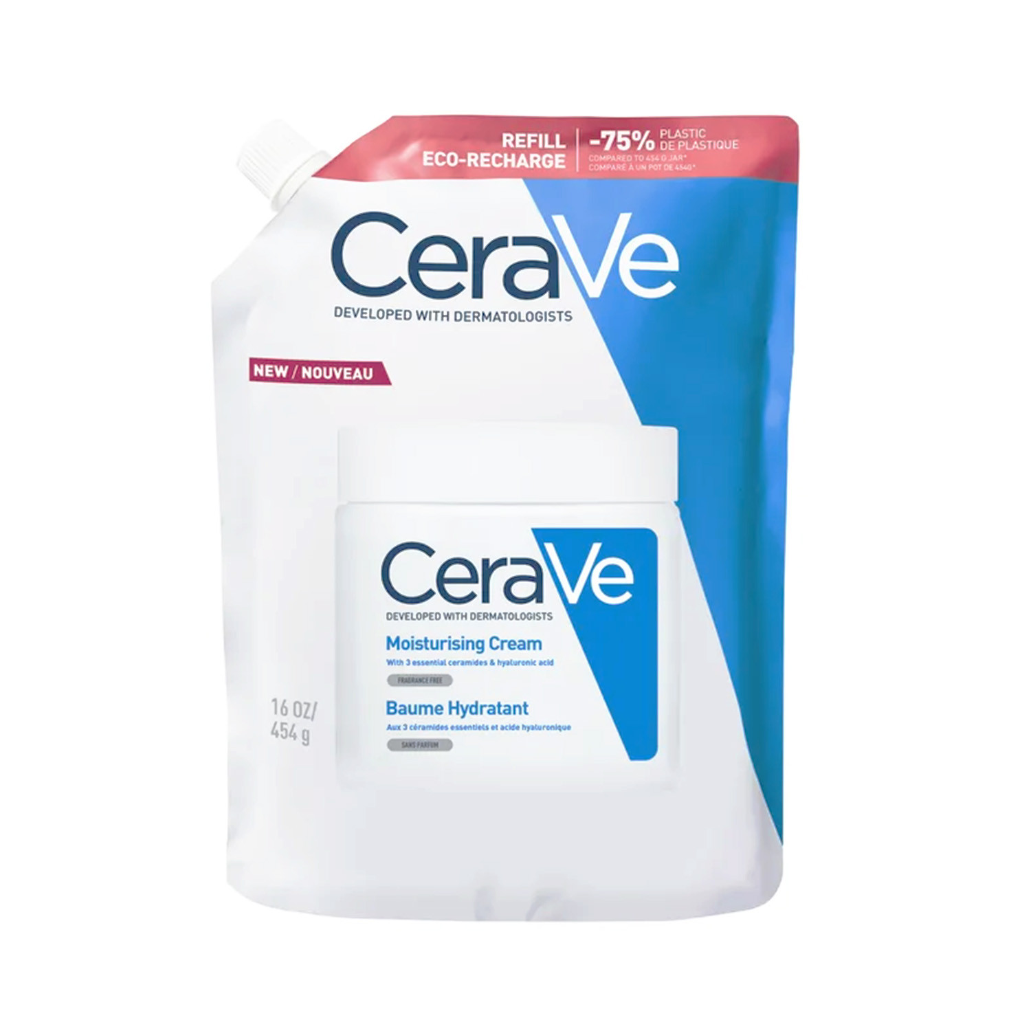 CeraVe Moisturising Cream Eco-Refill Pack 454g