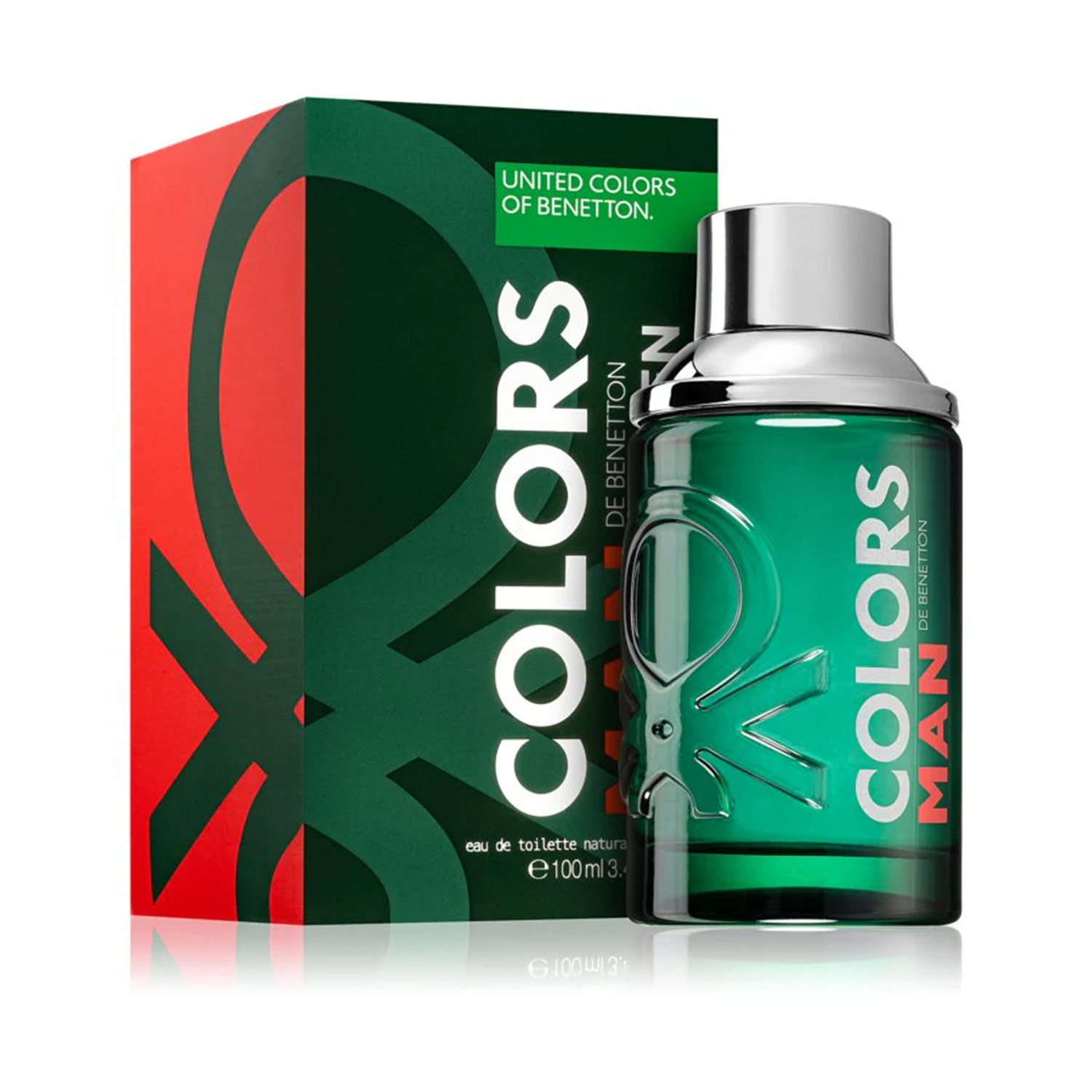 Benetton Colors Green for Man Eau De Toilette 100ml