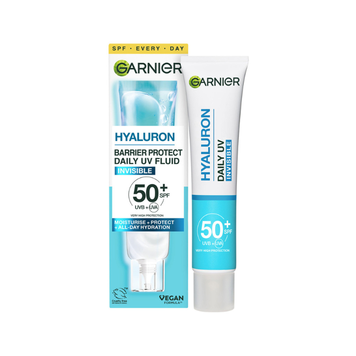 Garnier Hyaluron Barrier Protect Daily UV Fluid Invisible SPF50+ 40ml