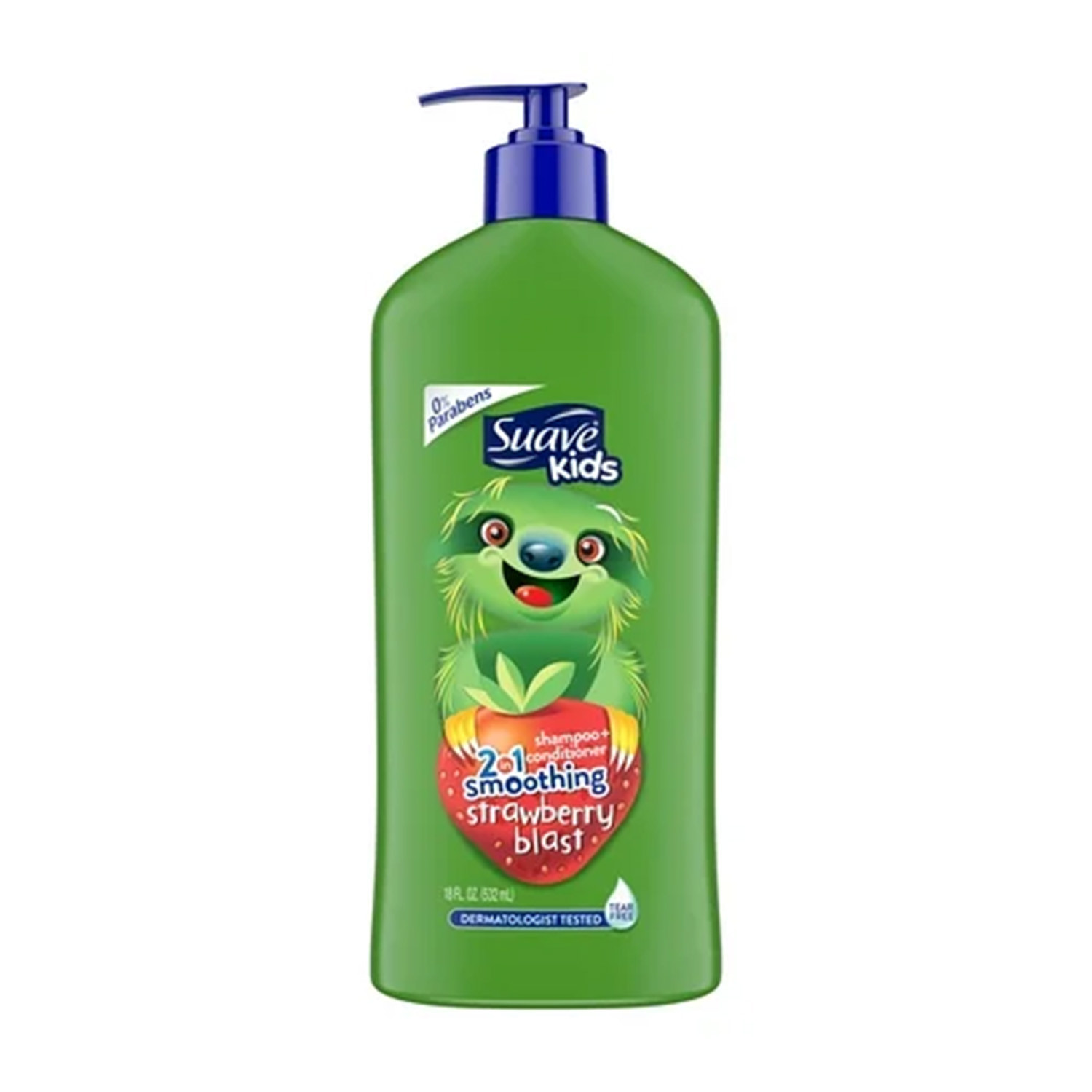 Suave Kids Strawberry Blast 2 In 1 Shampoo + Conditioner 532ml