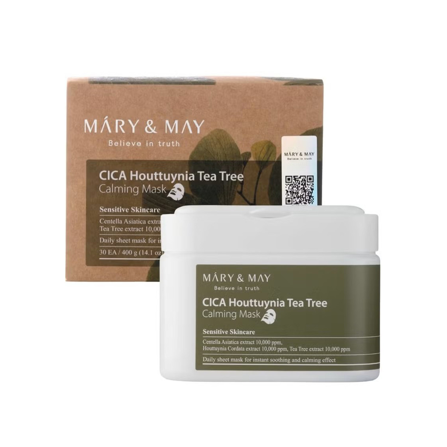 Mary & May Cica Houttuynia Tea Tree Calming Mask 400g