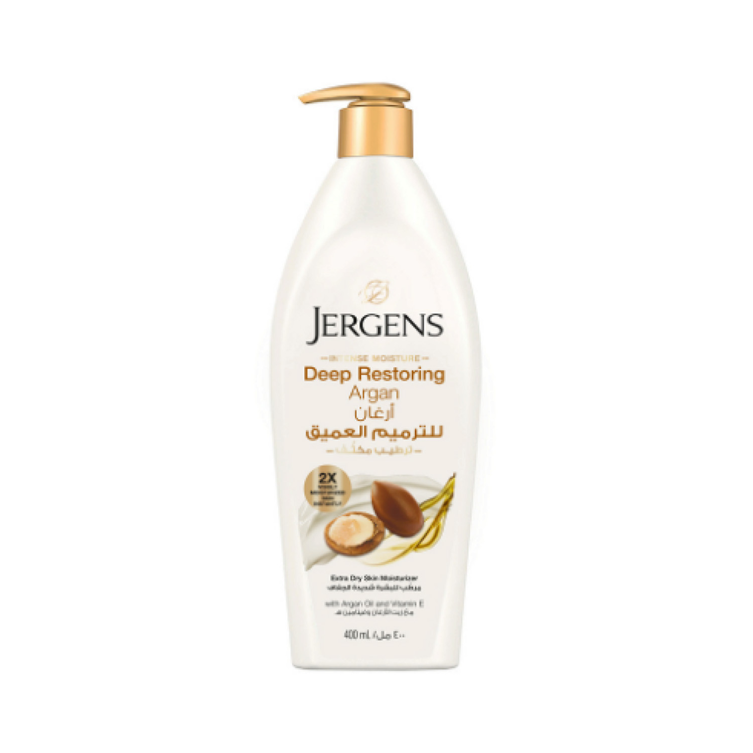 Jergens Deep Restoring Argan Moisturizer Lotion 400ml