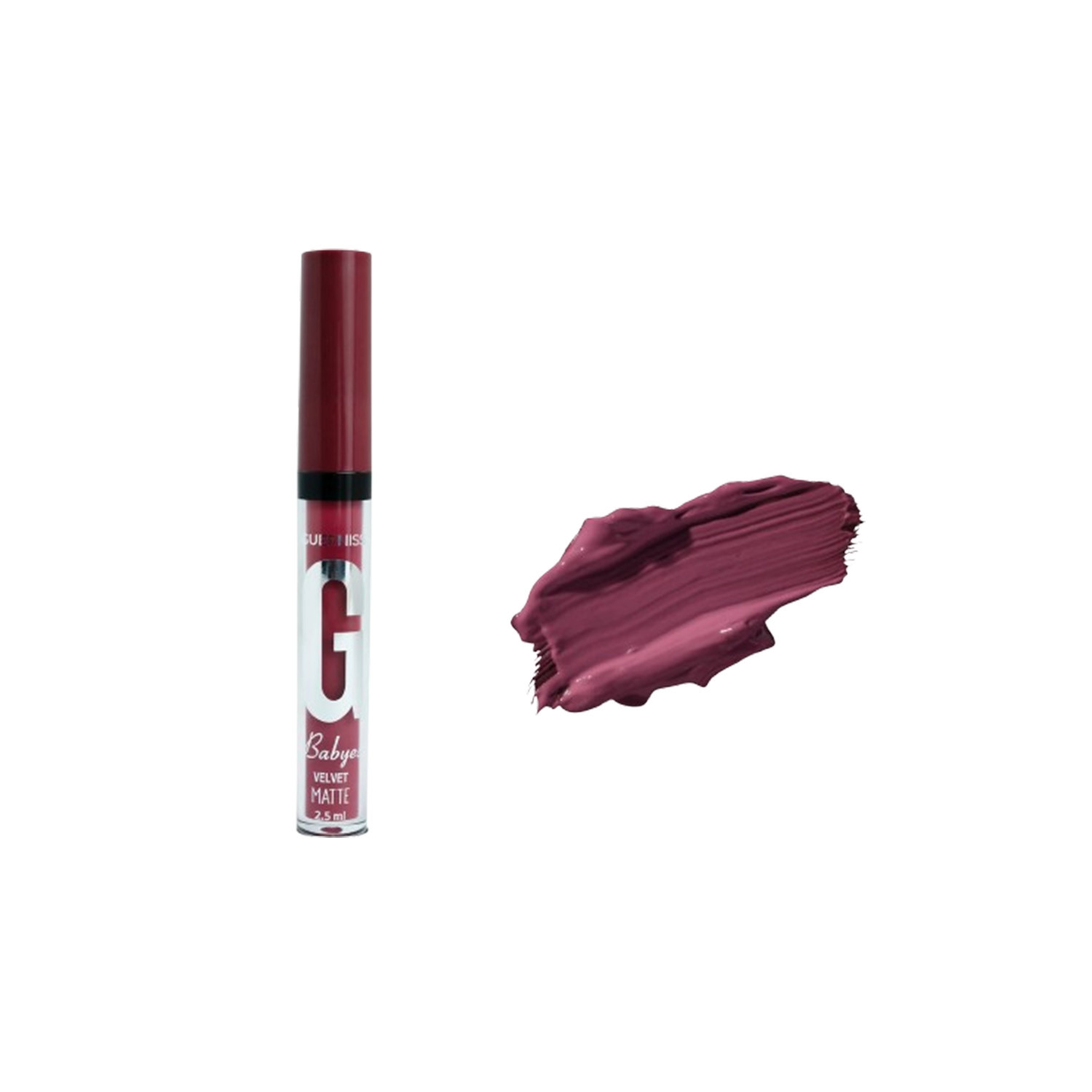 Guerniss Babyes Velvet Matte Liquid Lipstick 2.5ml - Shade 02