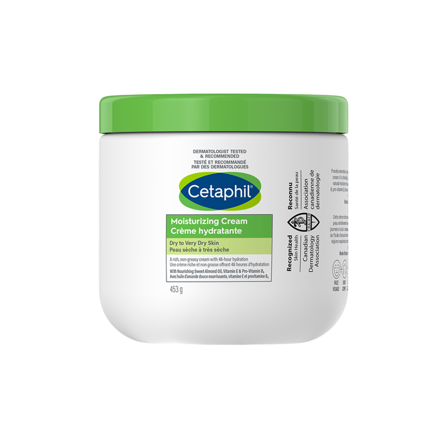 Cetaphil Moisturizing Cream for Very Dry to Normal Skin  453g