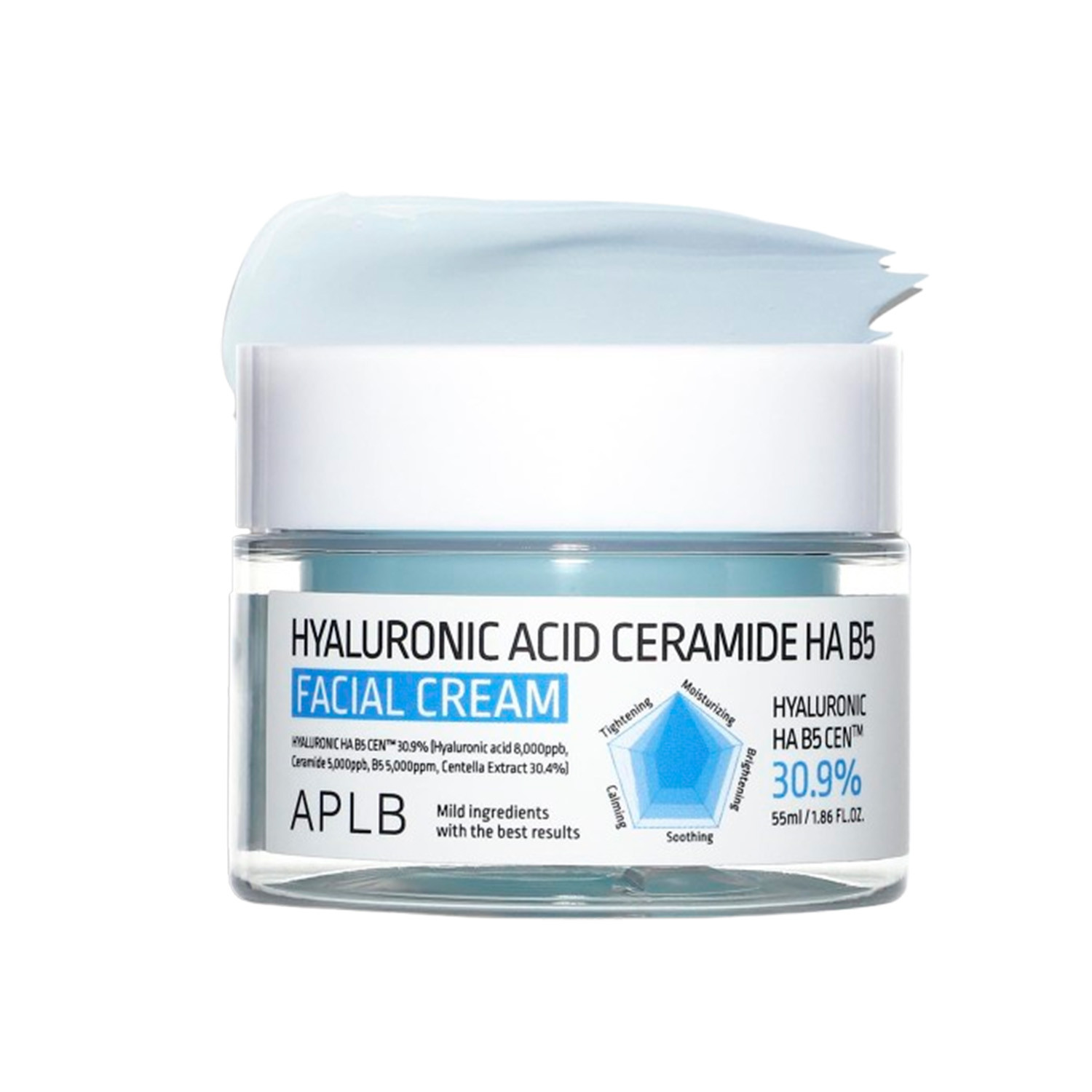 APLB Hyaluronic Acid Ceramide HA B5 Facial Cream 55ml