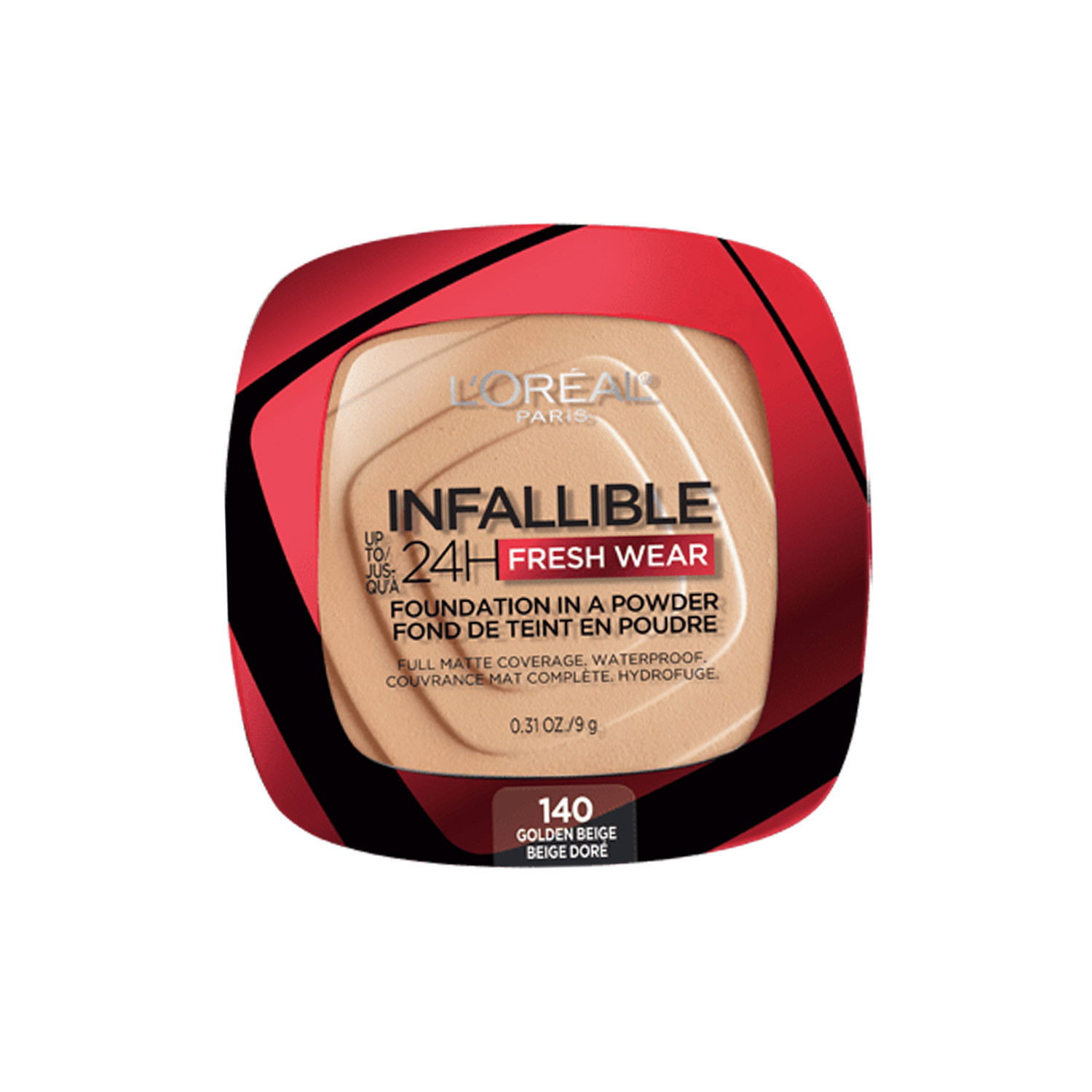 L'Oreal Infallible Fresh Wear Foundation in a Powder - 140 Golden Beige