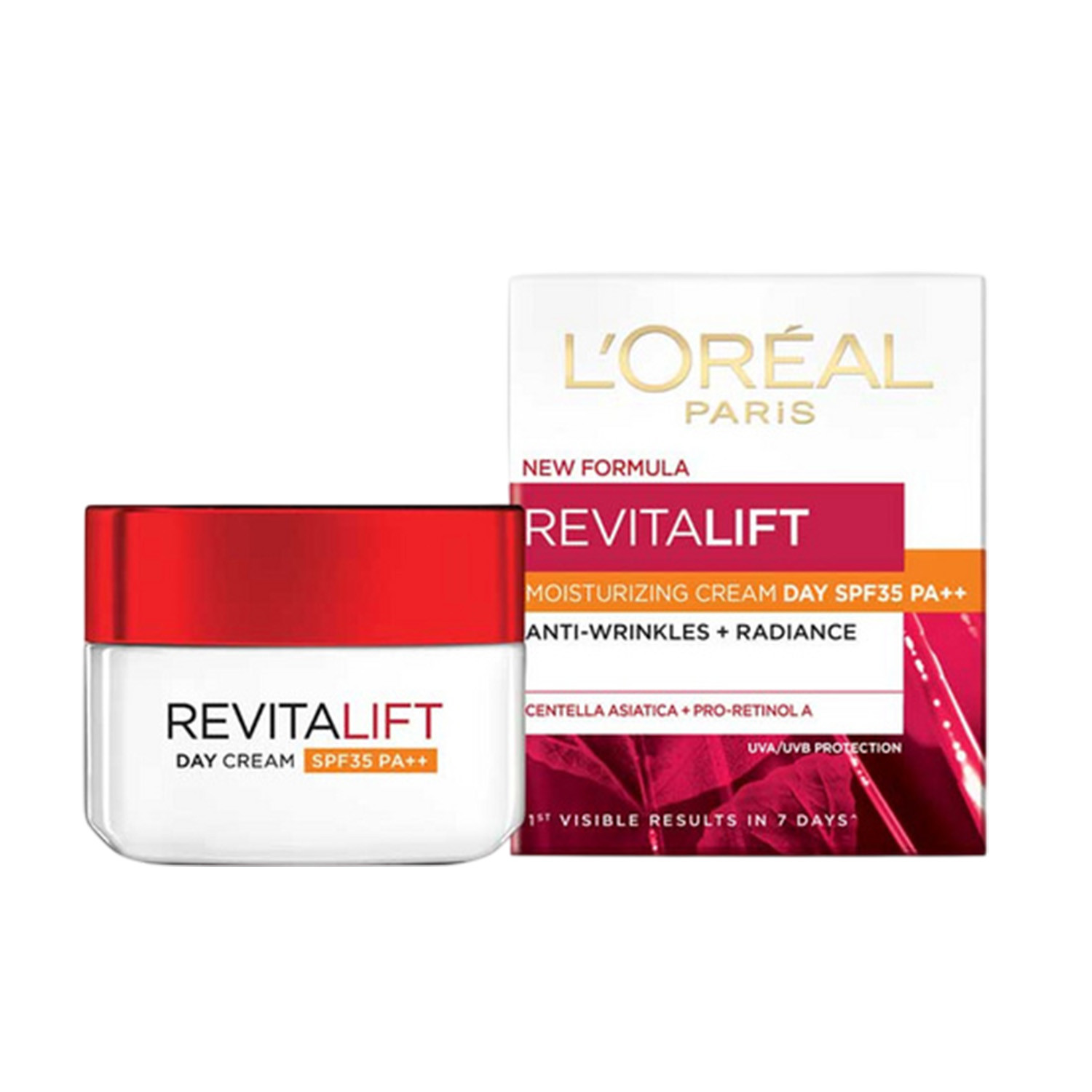 L'Oreal Revitalift Anti Wrinkle + Radiance Moisturizing Day Cream SPF35 PA++ 50ml