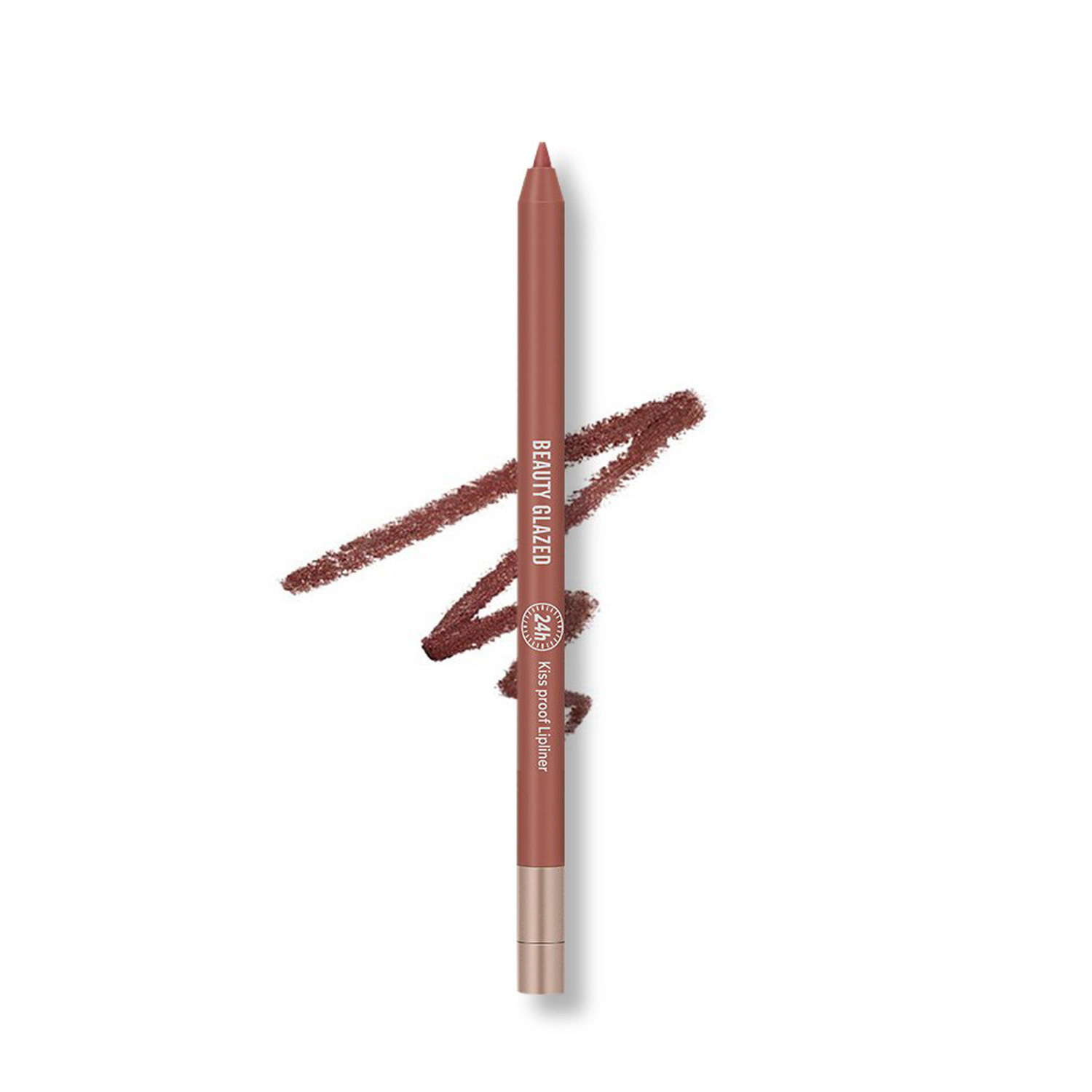Beauty Glazed Waterproof & Long Lasting Lip Liner - 107 Dark Brown