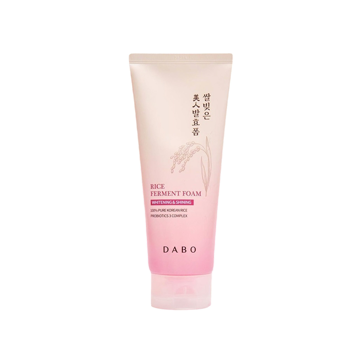 Dabo Rice Ferment Whitening & Shining Foam Cleanser 100ml
