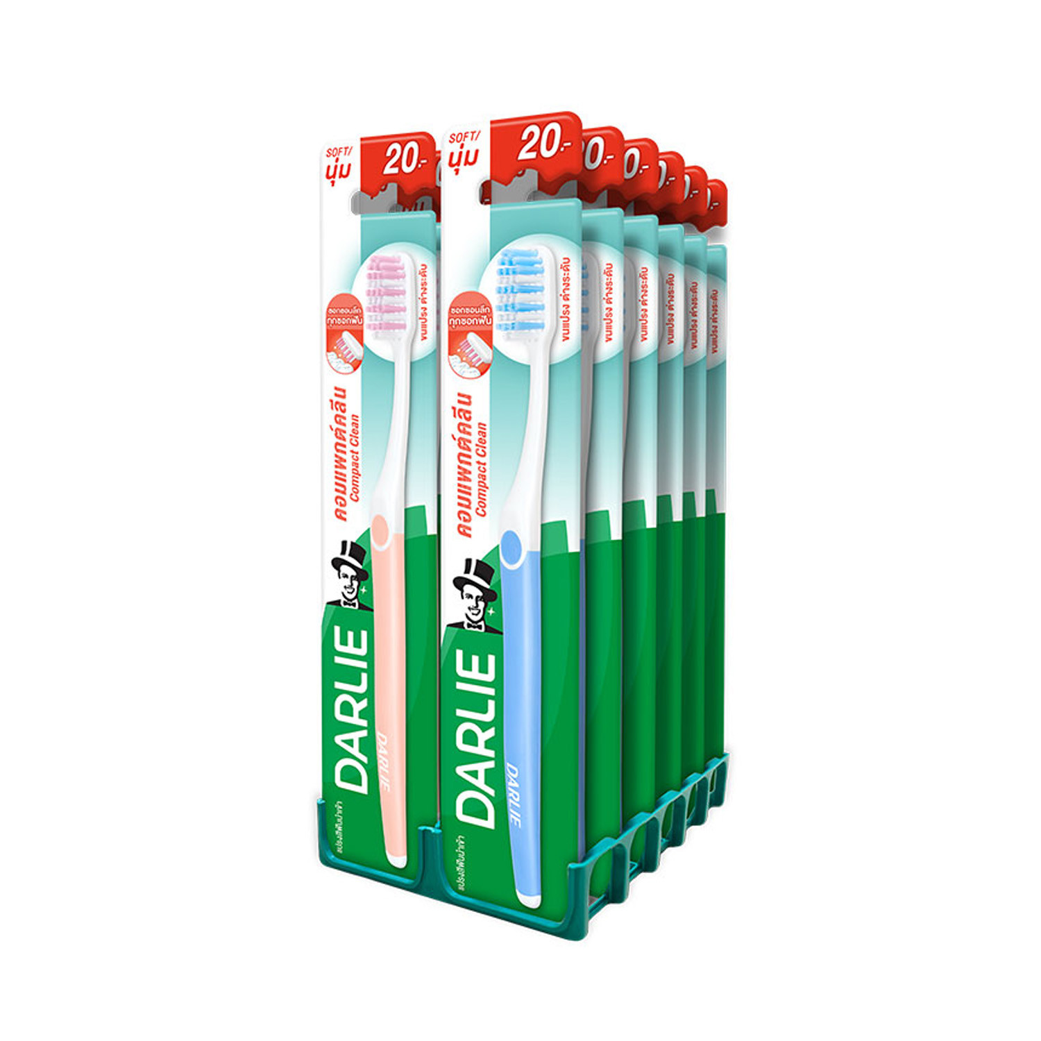 Darlie Compact Clean Soft Tooth Brush