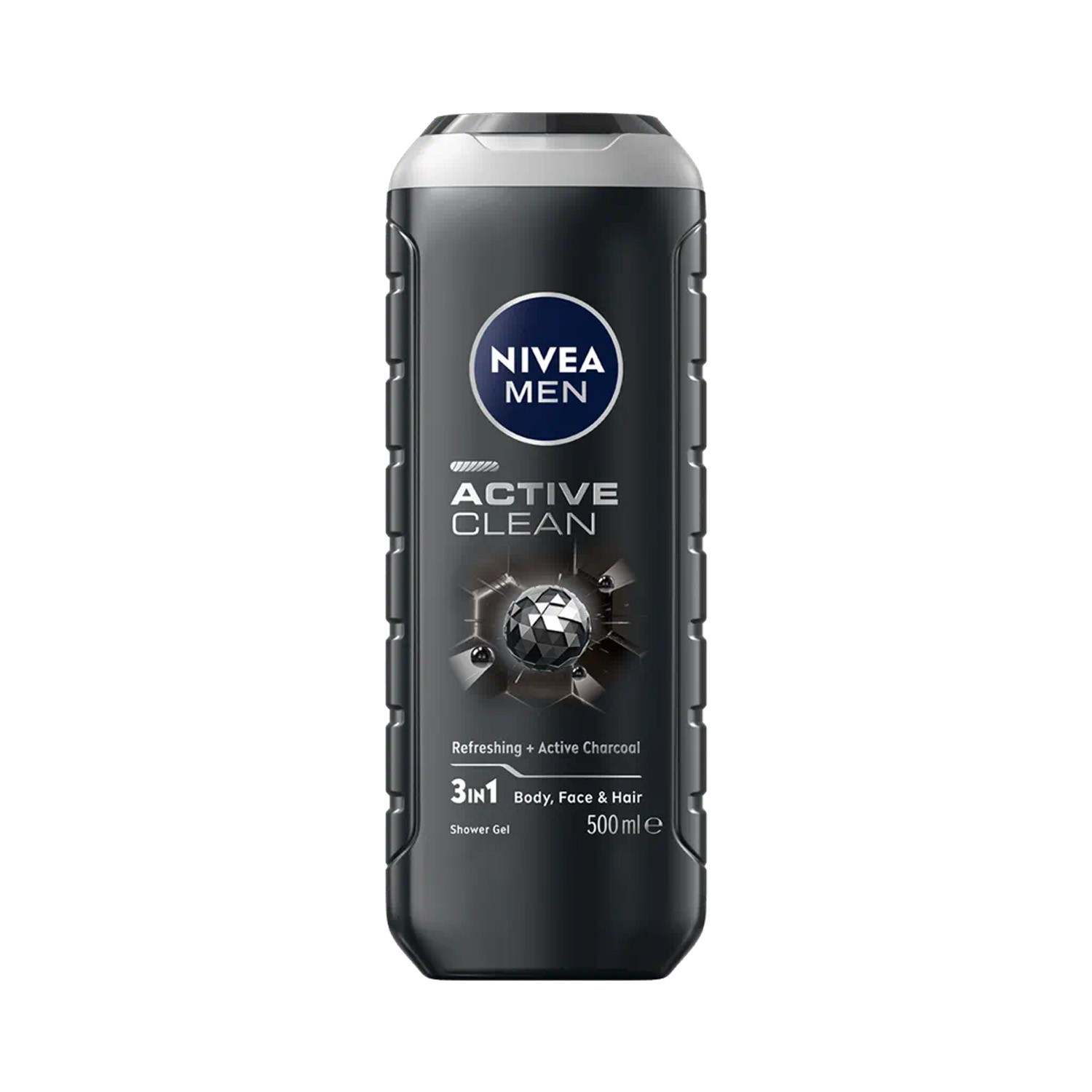 Nivea Men Active Clean 3in1 Shower Gel 500ml