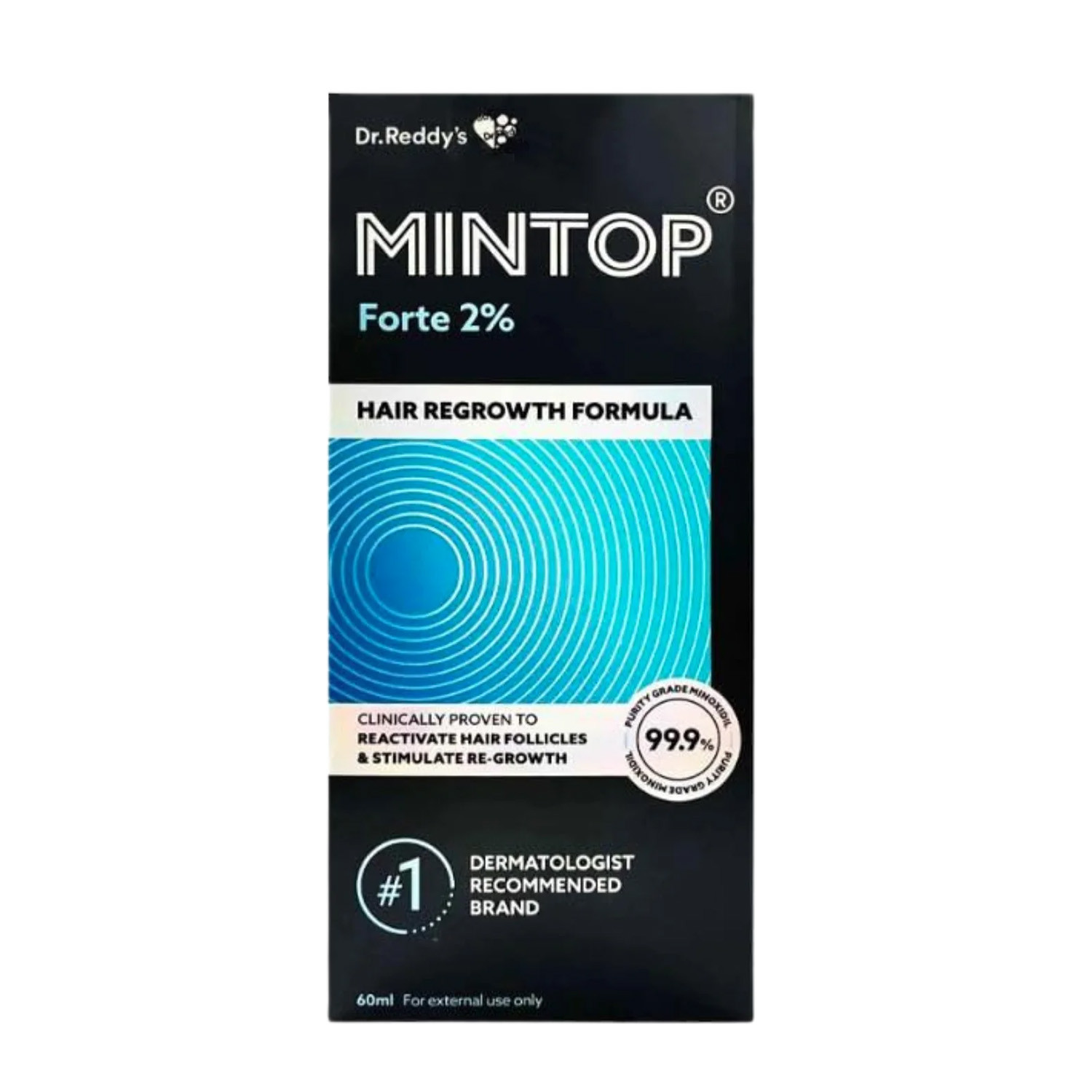 Dr. Reddy's Mintop Forte 2% Hair Regrowth Formula 60ml