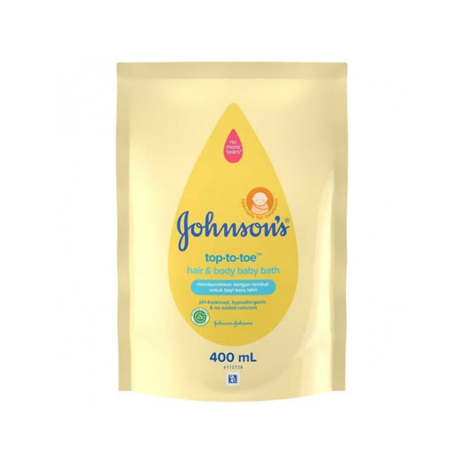 Johnson?s Top-To-Toe Hair & Body Baby Bath 400ml