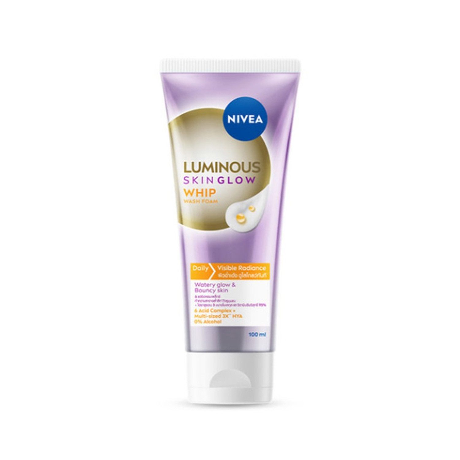 Nivea Luminous Skin Glow Whip Wash Foam 100ml