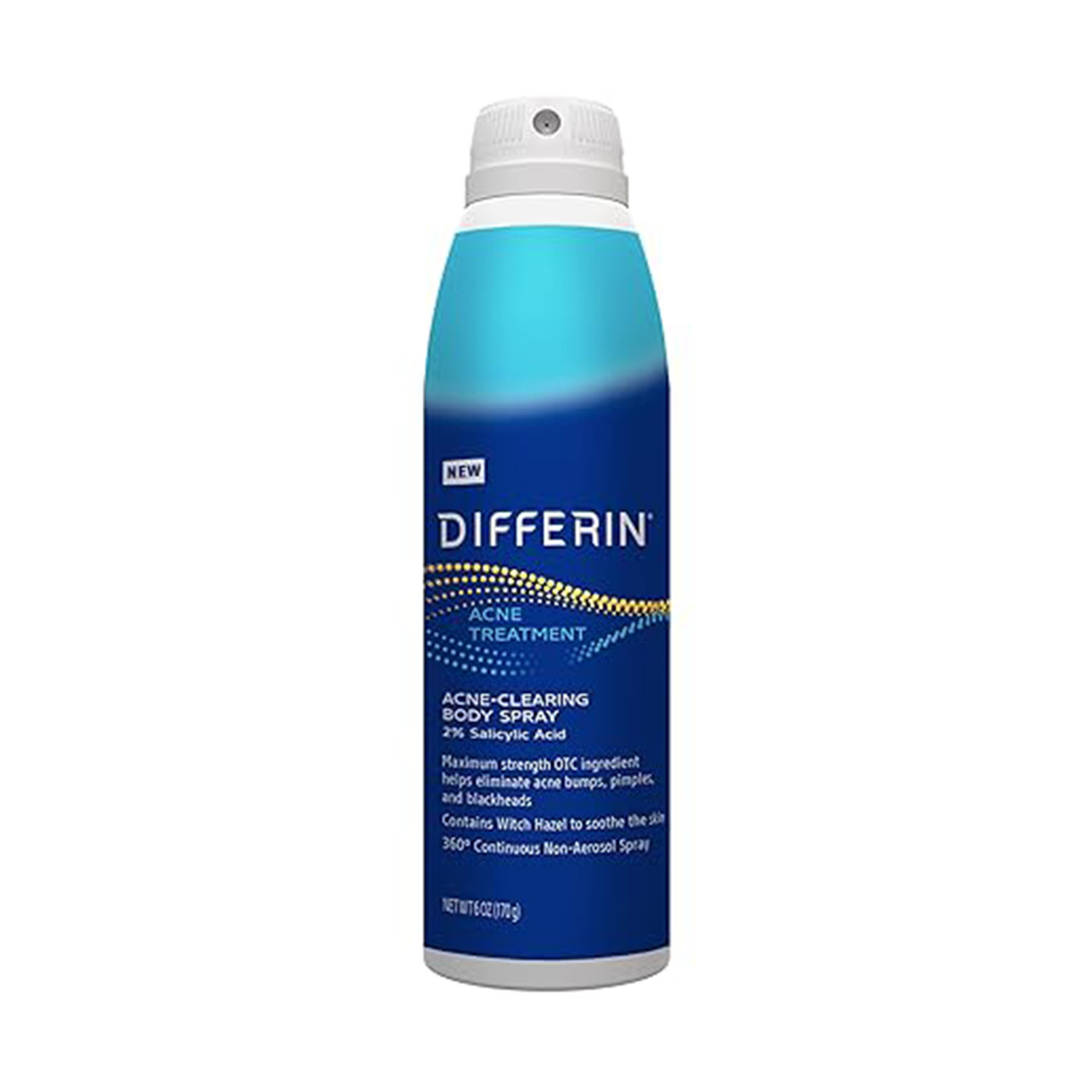 Differin 2% Salicylic Acid Acne Clearing Body Spray 170g