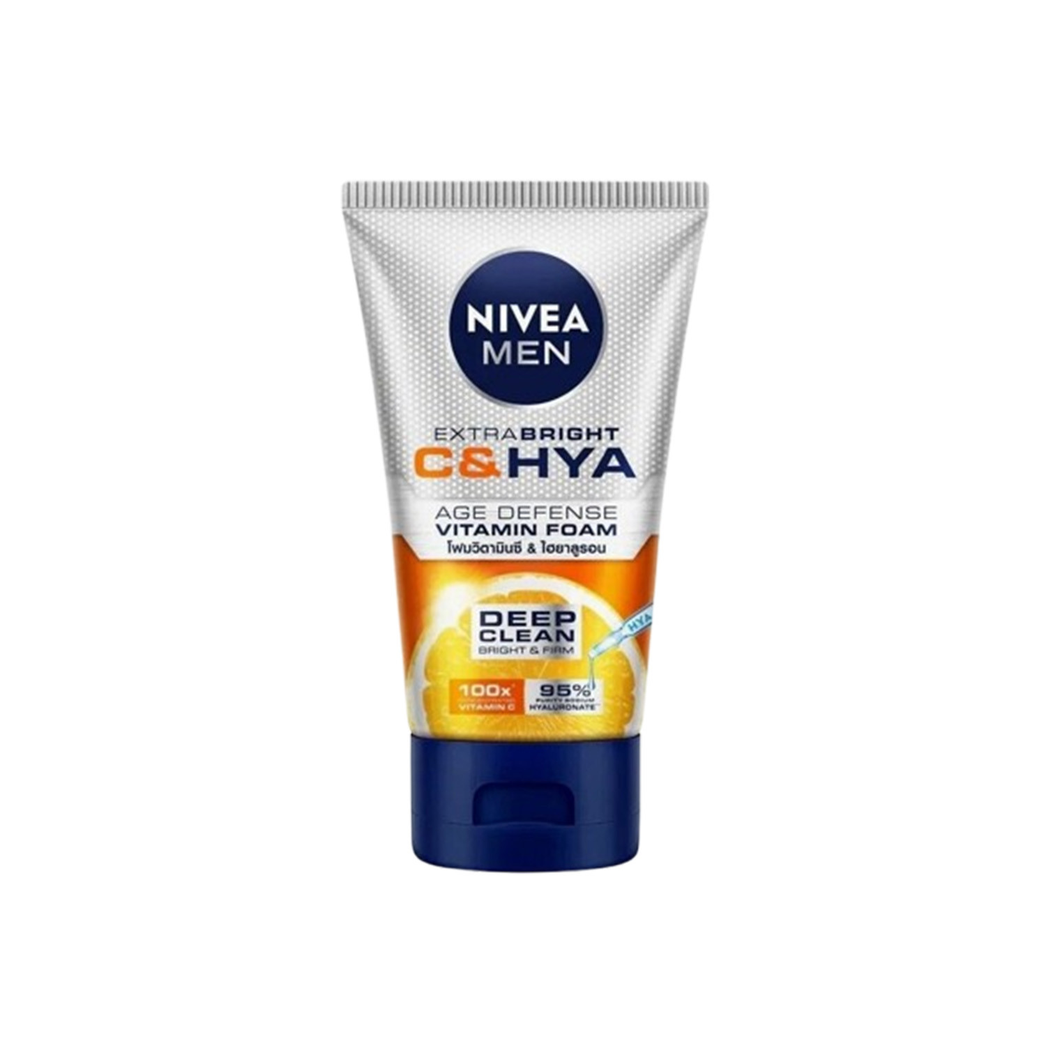 Nivea Men Extra Bright C & Hya Age Defense Vitamin Foam 100g