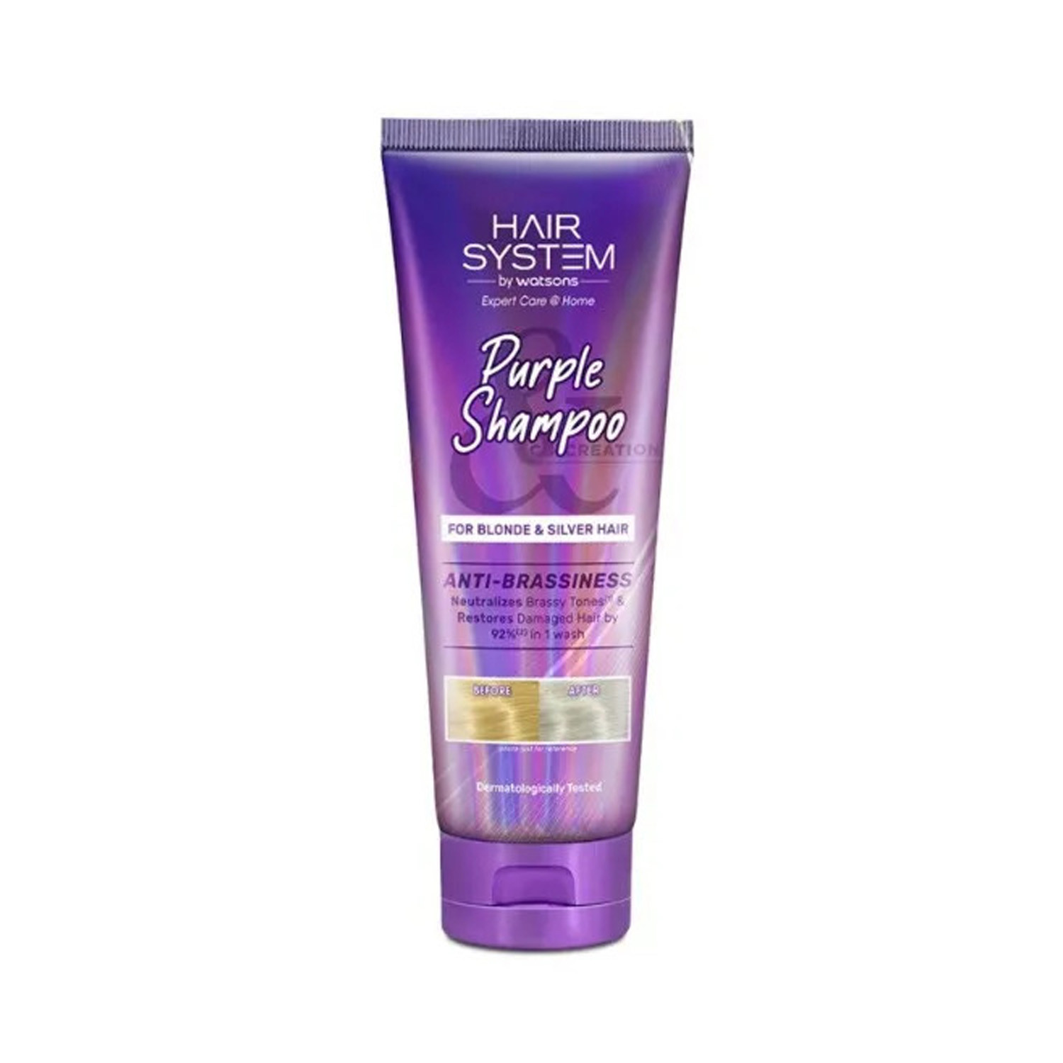 Watsons Hair system Anti Brassiness Purple Shampoo 250ml