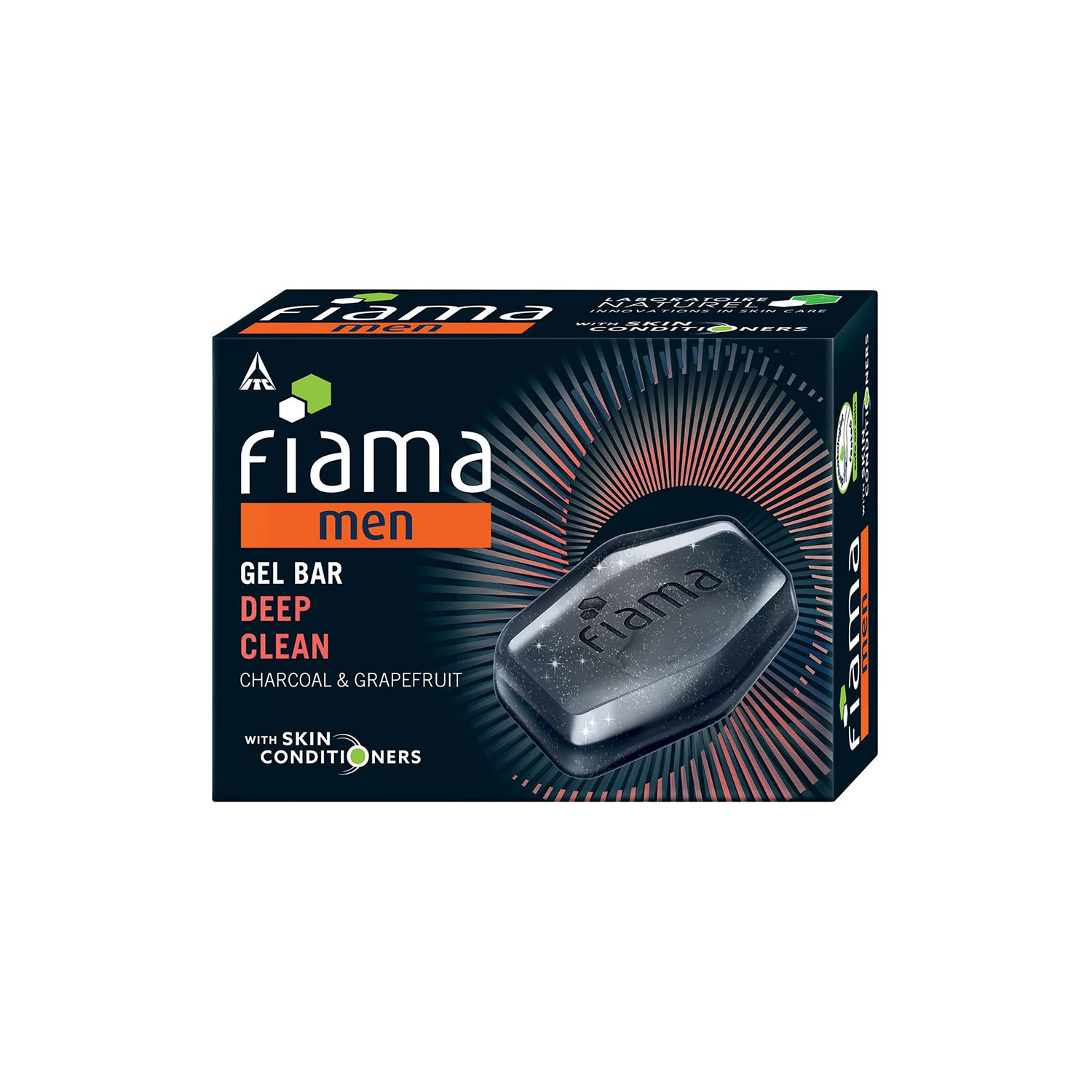 Fiama Men Charcoal & Grapefruit Gel Bar 125g
