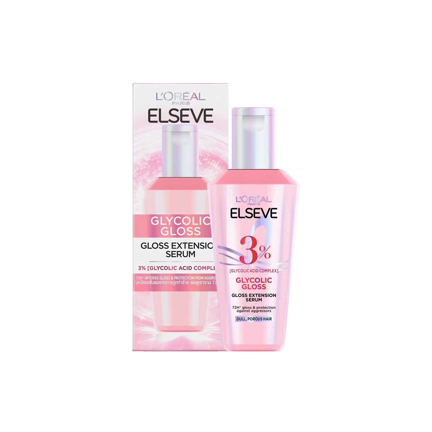 L'Oreal Elseve Glycolic Gloss Extension Serum 80ml