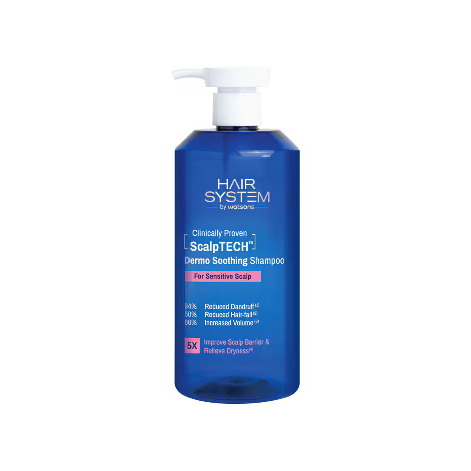 Hair System by Watsons Scalp Tech Dermo Soothing Shmpoo 500ml