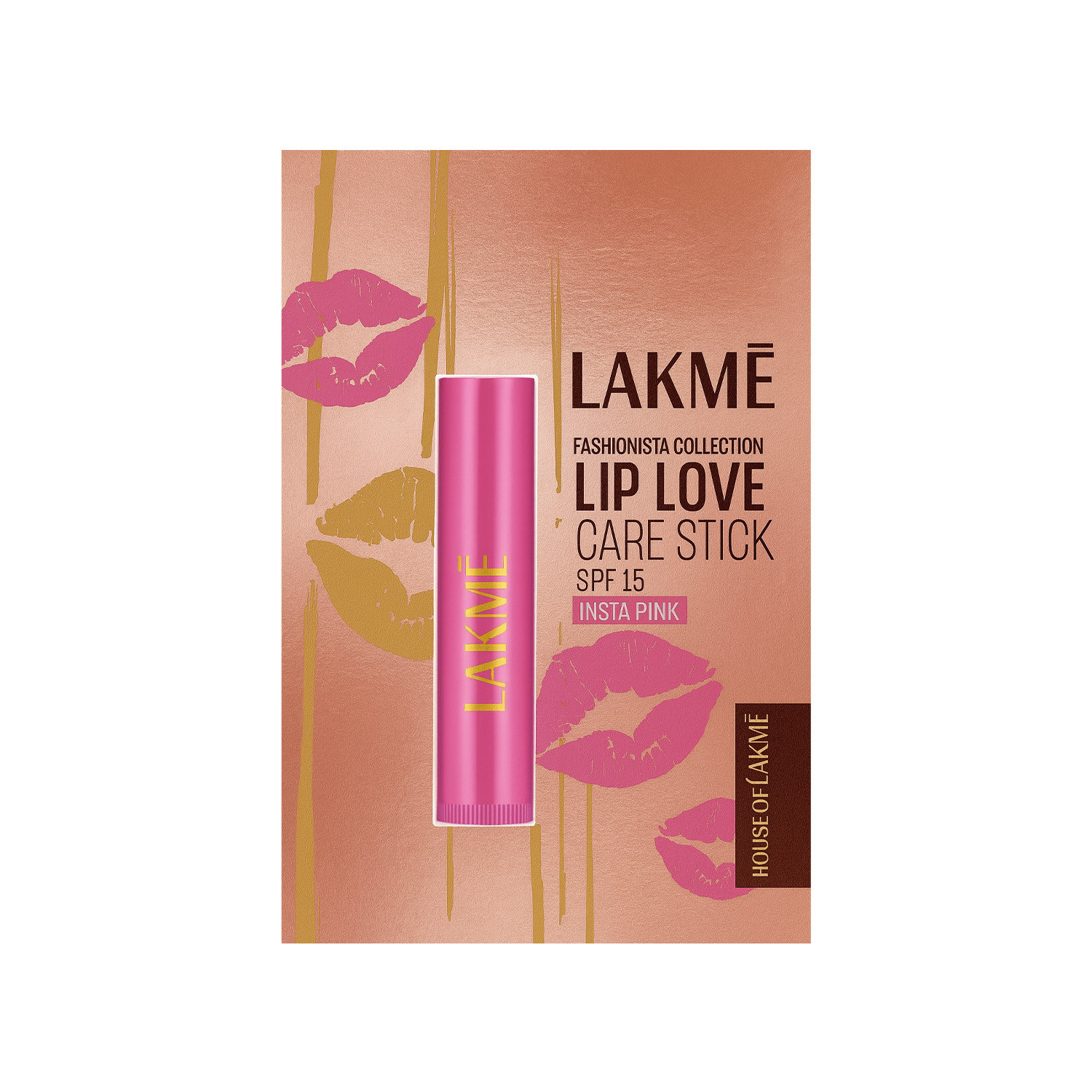Lakme Lip Love Care Stick SPF15 Insta Pink 4.5gm