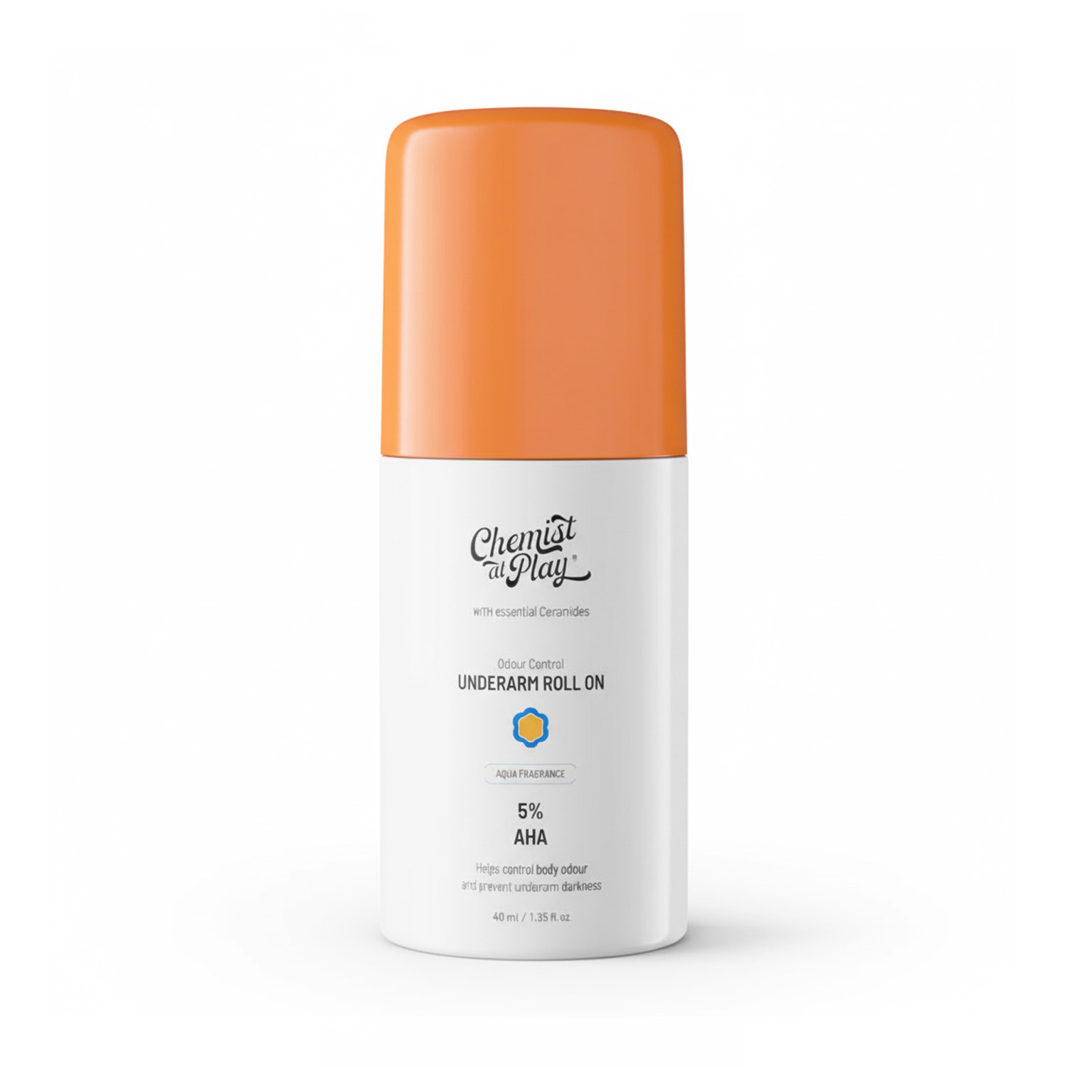 Innovist Chemist at Play 5% AHA Peach Fragrance Odour Control Underarm Roll On 40ml