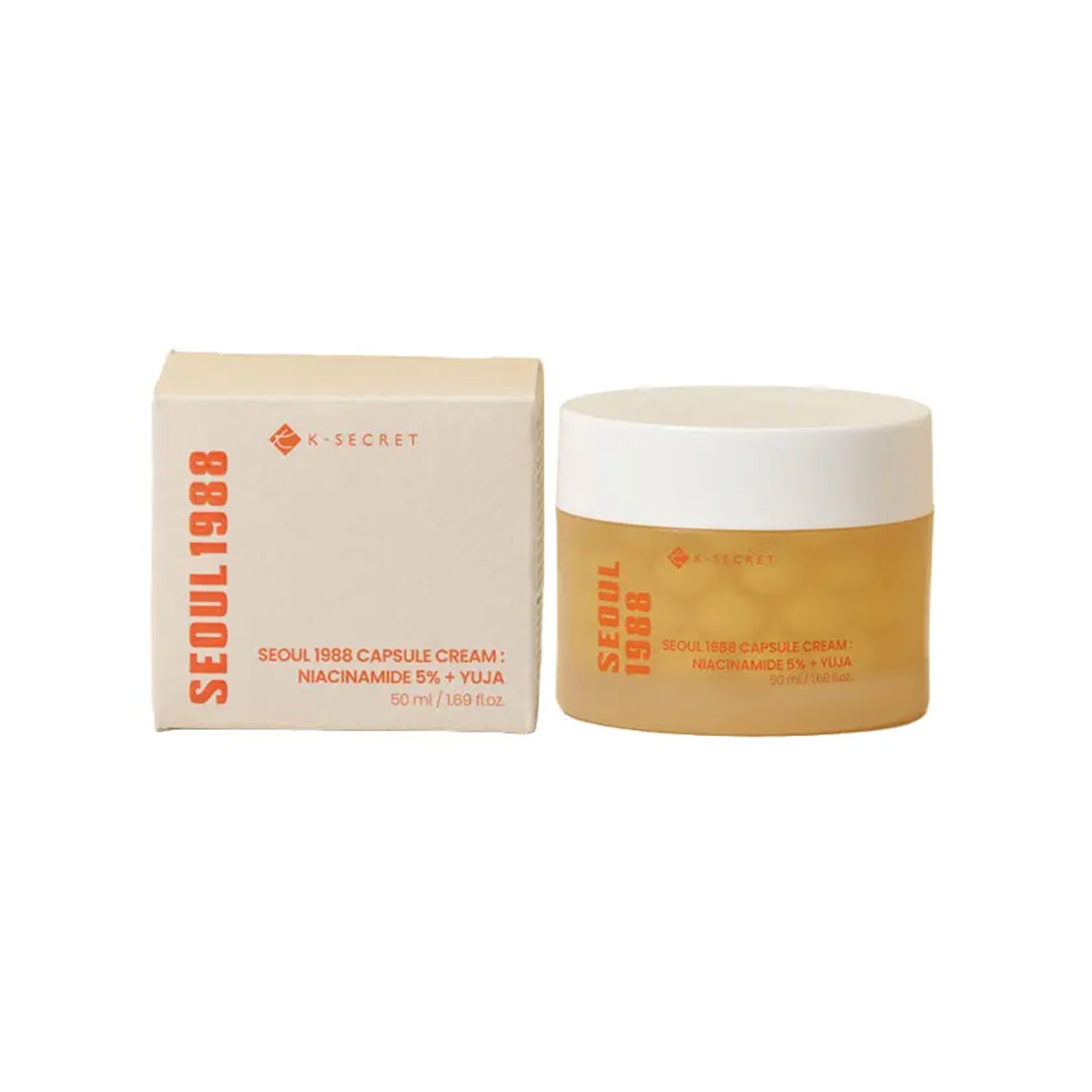 K-Secret Seoul 1988 Niacinamide 5% + Yuja Capsule Cream 50ml