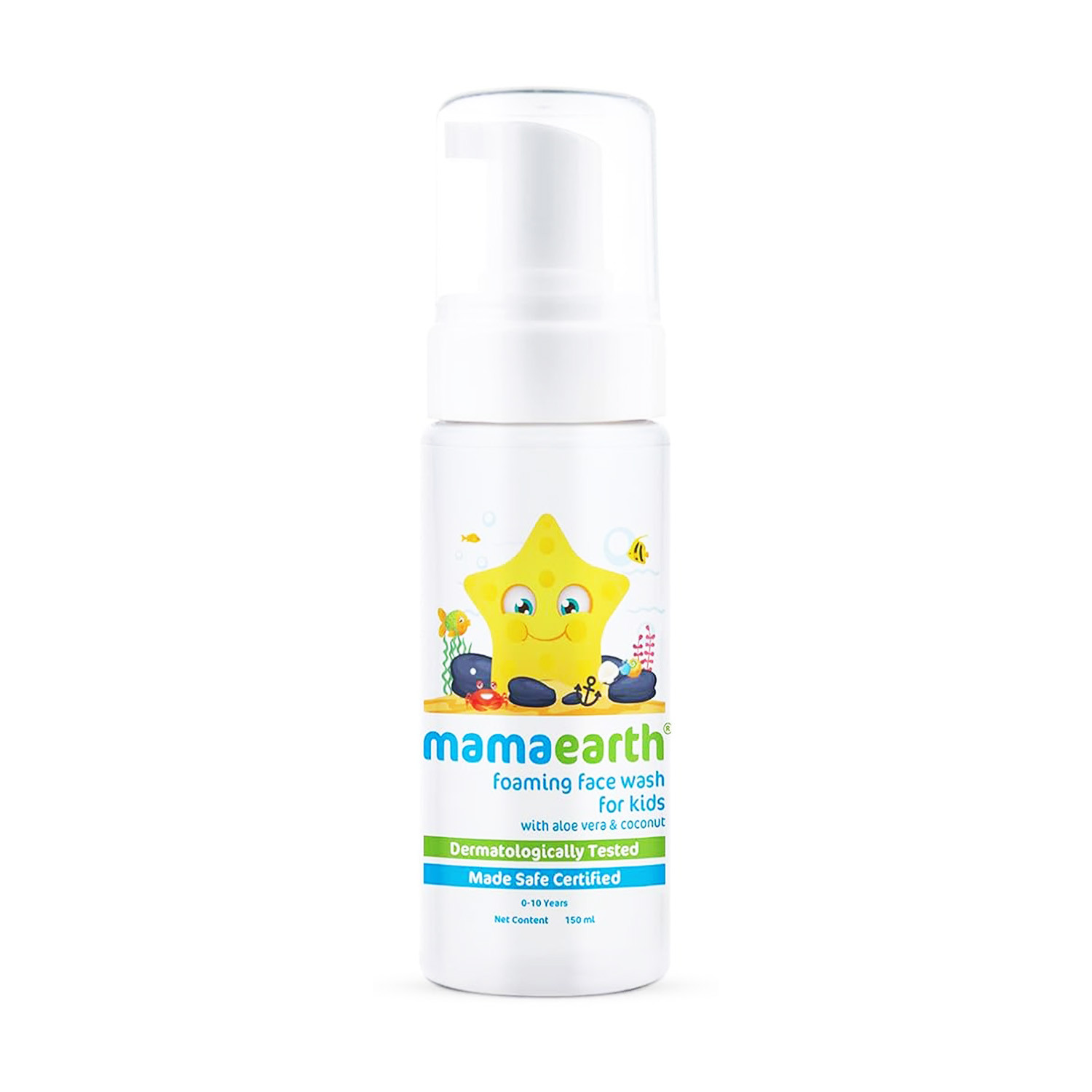 Mamaearth Aloe Vera & Coconut Foaming Face Wash For Kids 150ml