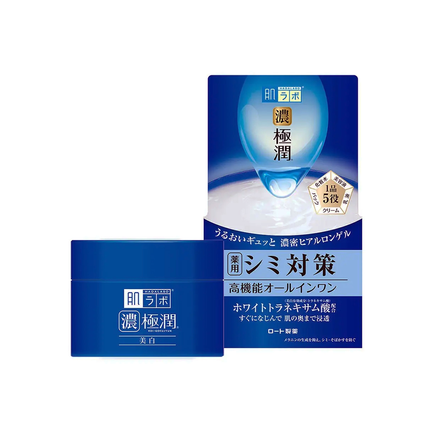 Hadalabo Koi Gokujyun All In One Whitening Perfect Gel 100g
