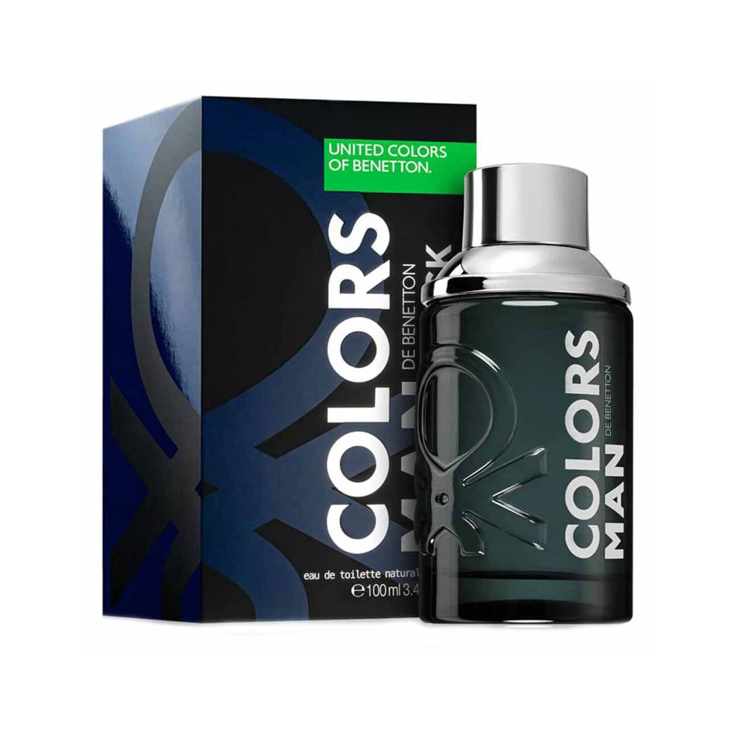 Benetton Colors Black for Man Eau De Toilette 100ml