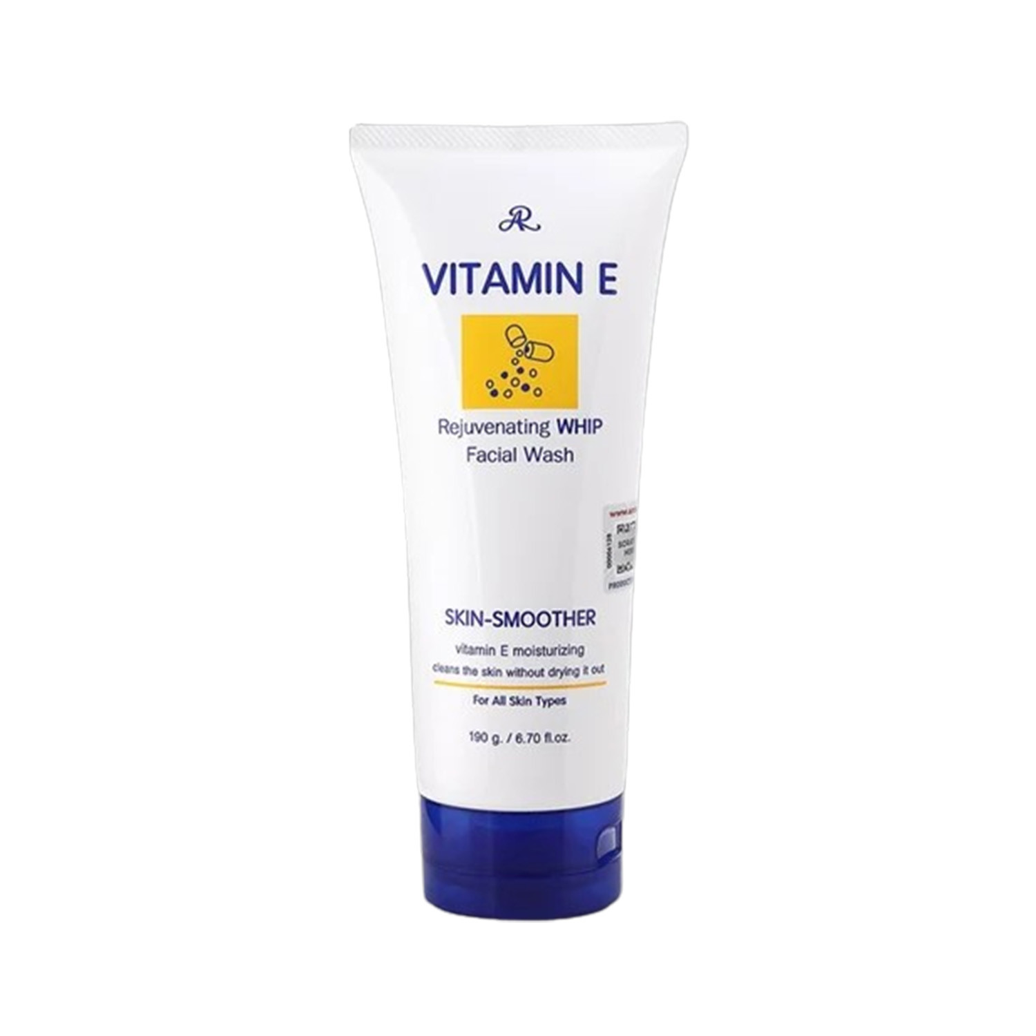 AR Vitamin E Rejuvenating Whip Facial Wash Skin-Smoother 190g