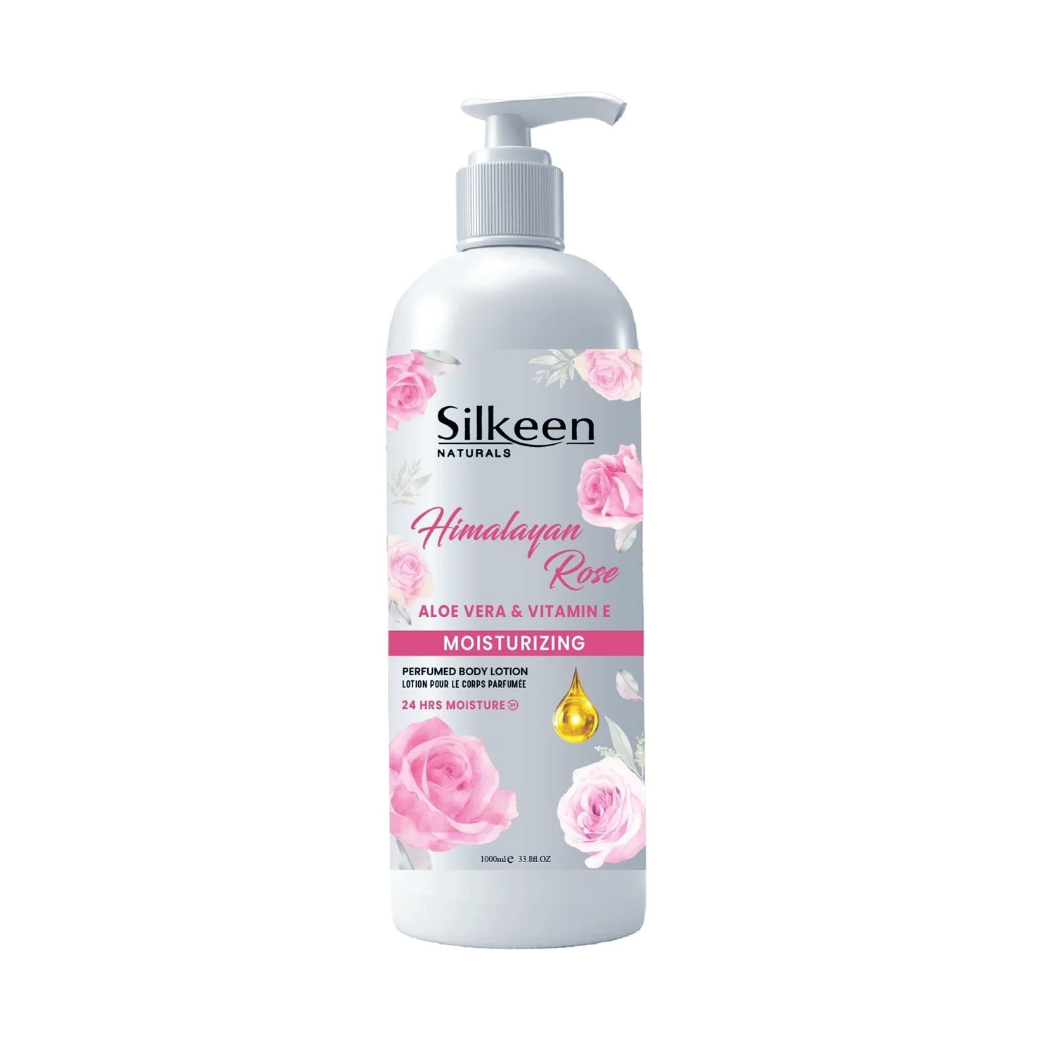 Silkeen Naturals Himalayan Rose Aloe Vera & Vitamin E Moisurizing Perfumed Body Lotion 1000ml