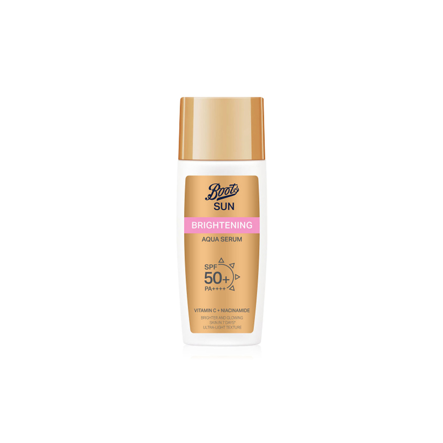 Boots Brightening Aqua Serum Sun SPF50+ PA++++ 40ml