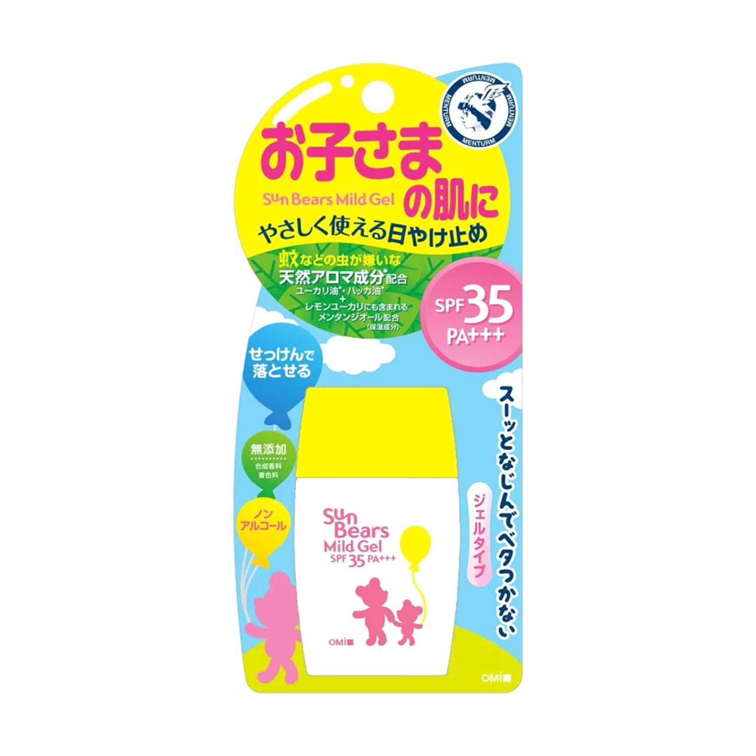 Omi Sun Bears Mild Gel SPF 35 PA+++ 30g