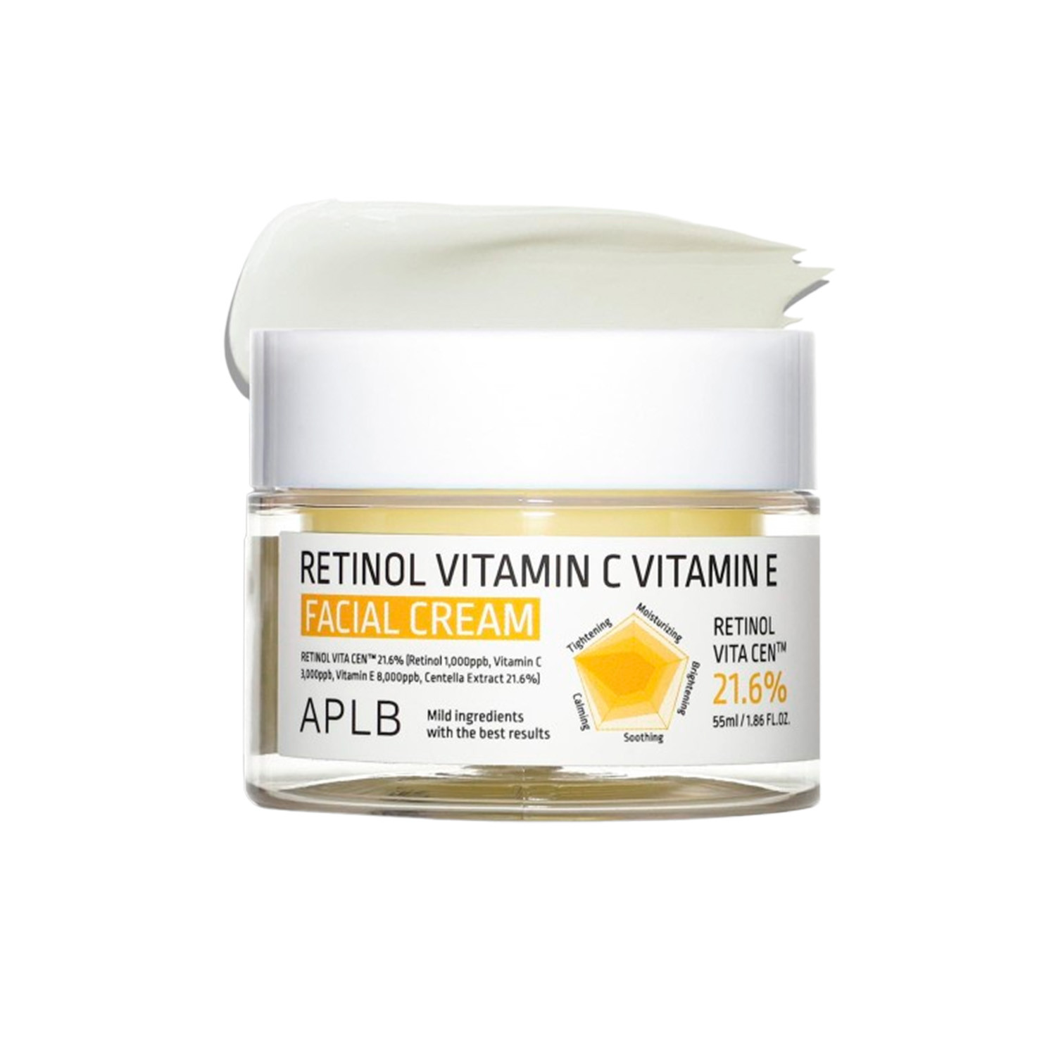 APLB Retinol Vitamin C Vitamin E Facial Cream 55ml