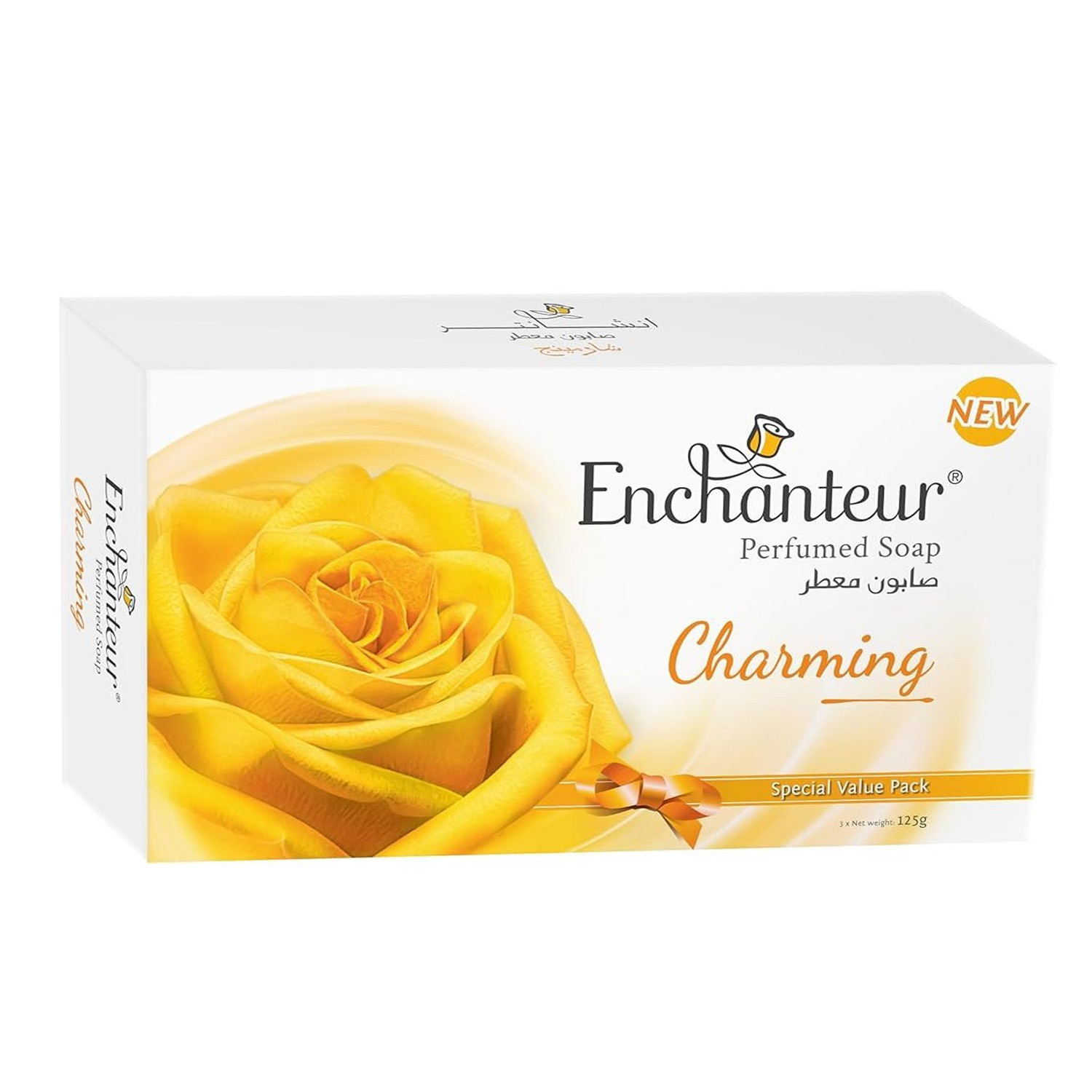 Enchanteur Charming Perfumed Soap Special Value Pack 3 x 125g