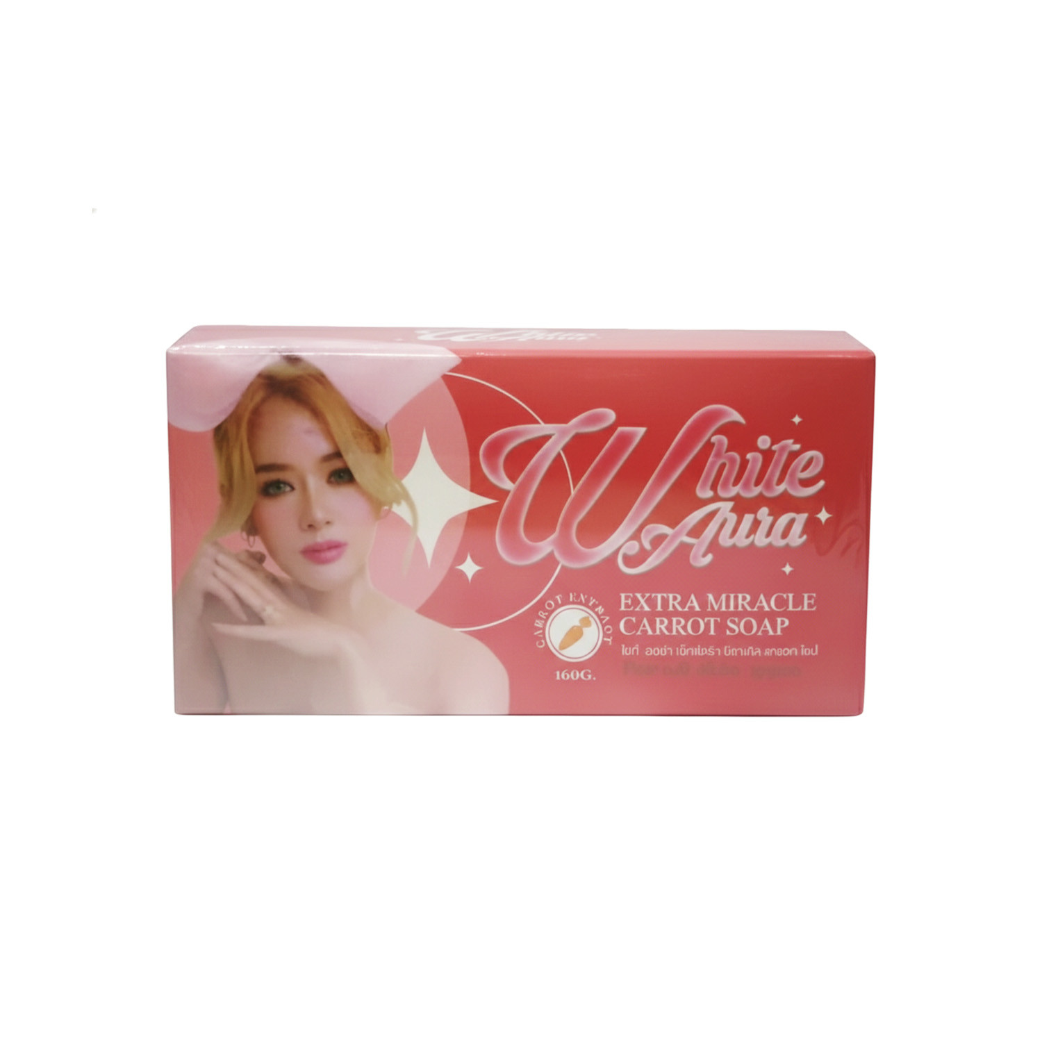 White Aura Extra Miracle Carrot Soap 160g