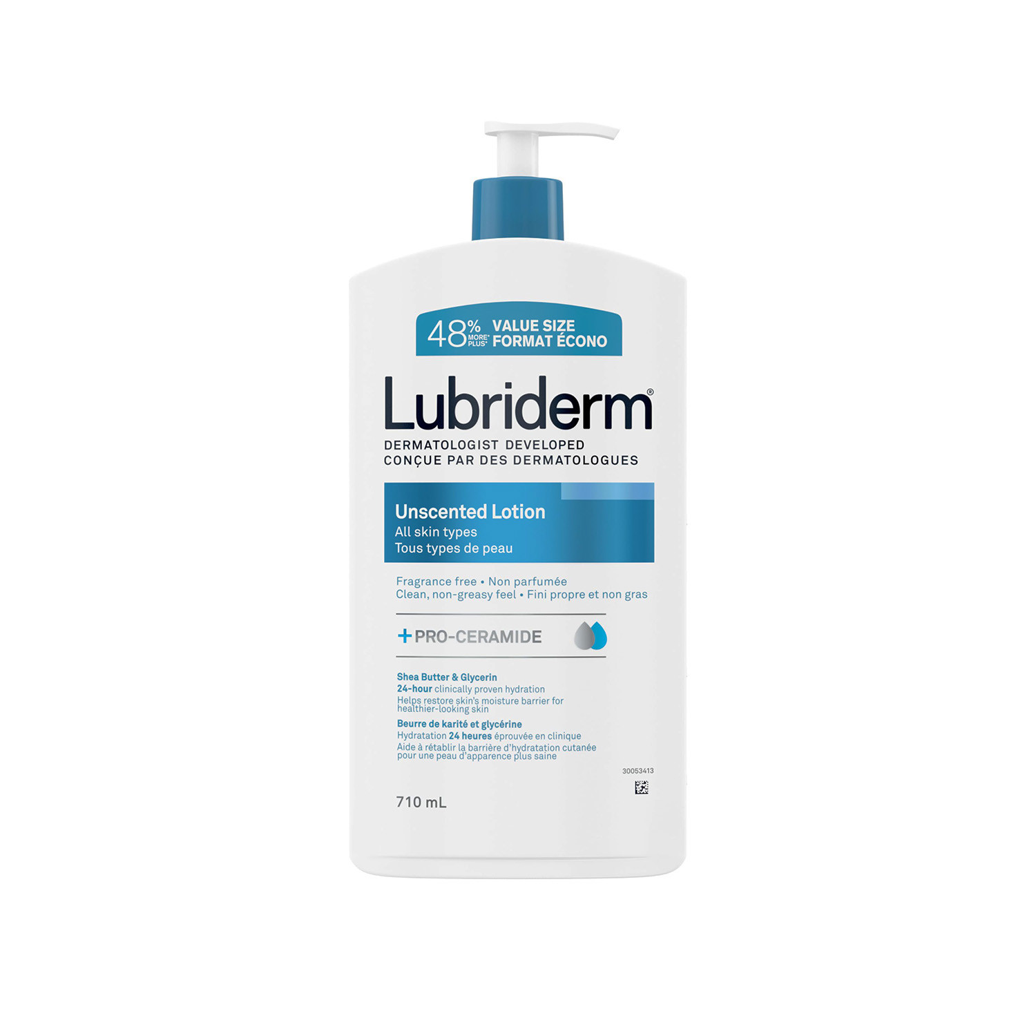 Lubriderm Unscented Lotion 710ml