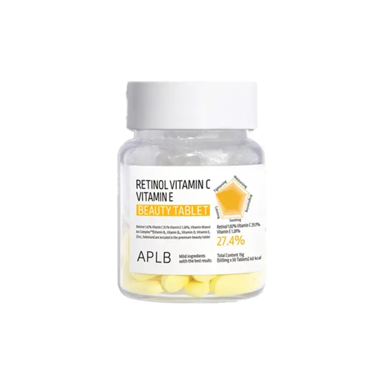 APLB Retinol Vitamin C Vitamin E Beauty Tablet 30 Tablets