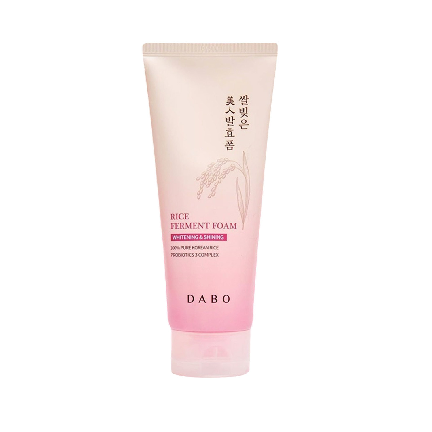 Dabo Rice Ferment Whitening & Shining Foam Cleanser 180ml