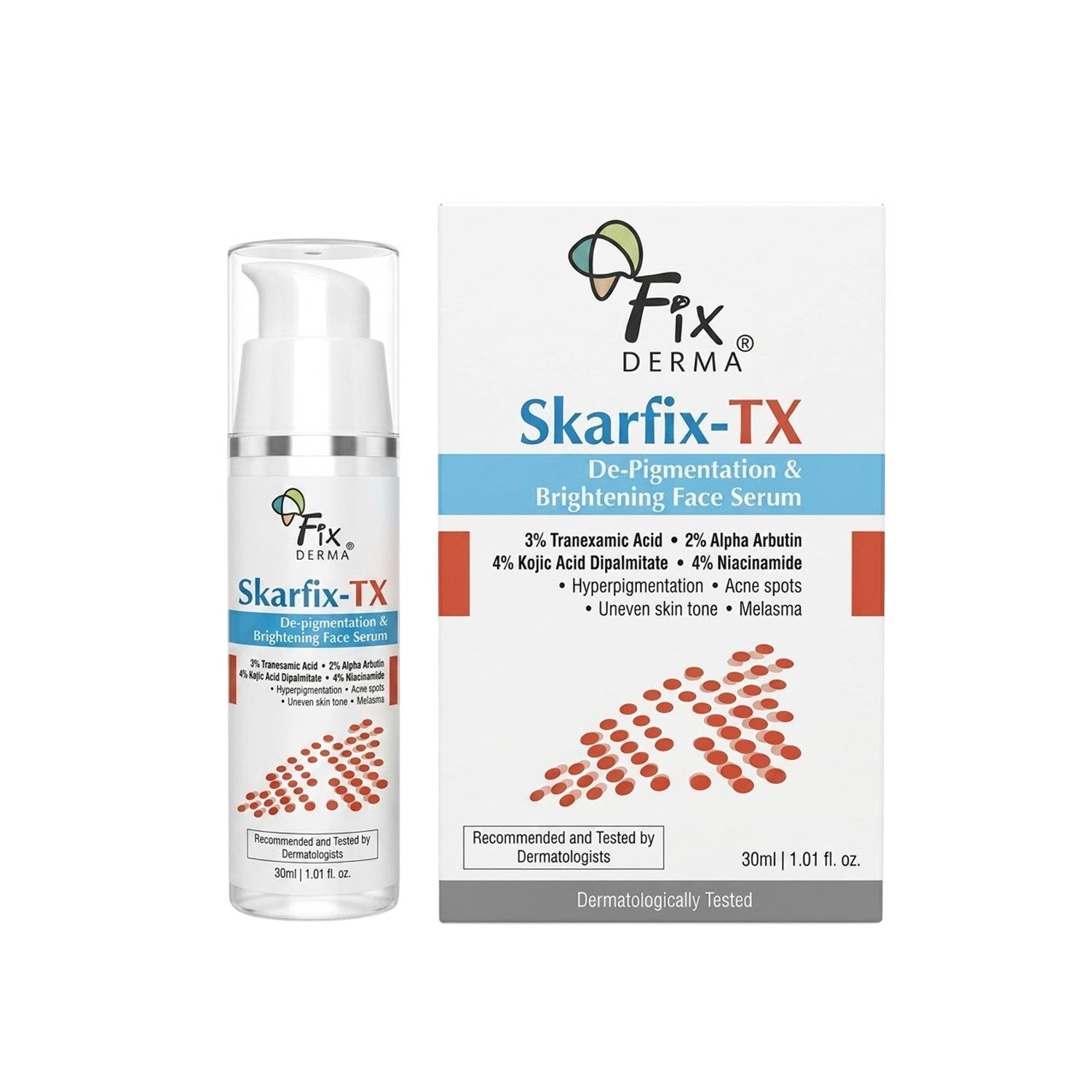Fix Derma Skarfix-Tx De-Pigmentation & Brightening Face Serum 30ml