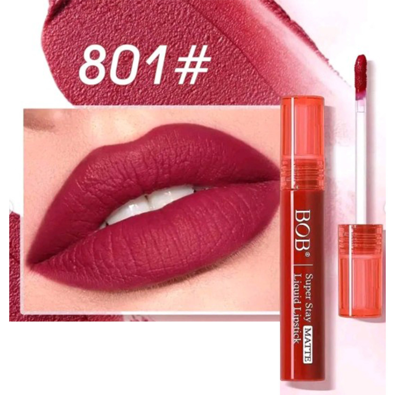 BOB Super Stay Matte Liquid Lipstick - 801