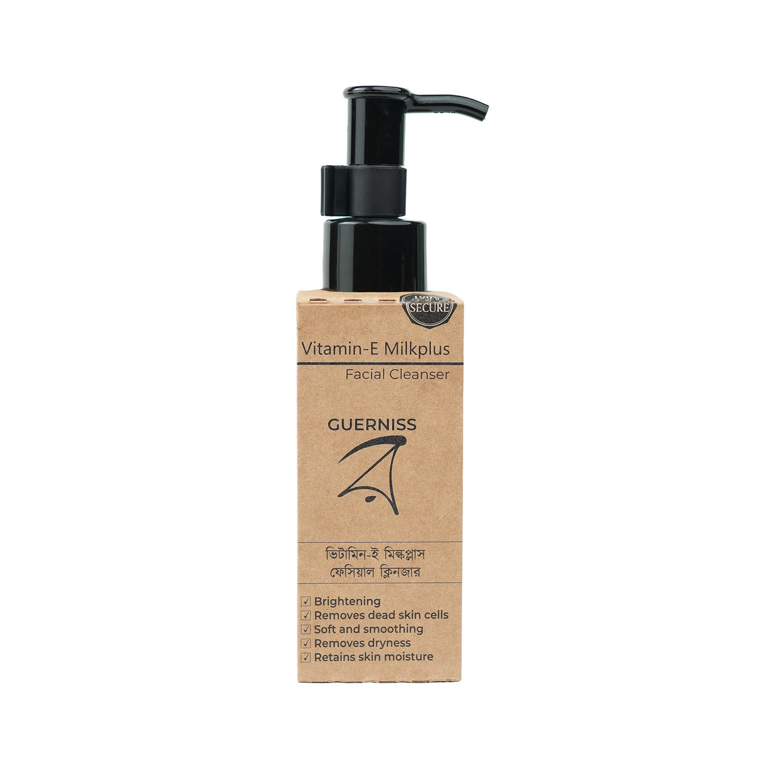 Guerniss Raw Vitamin E Milkplus Facial Cleanser 100ml